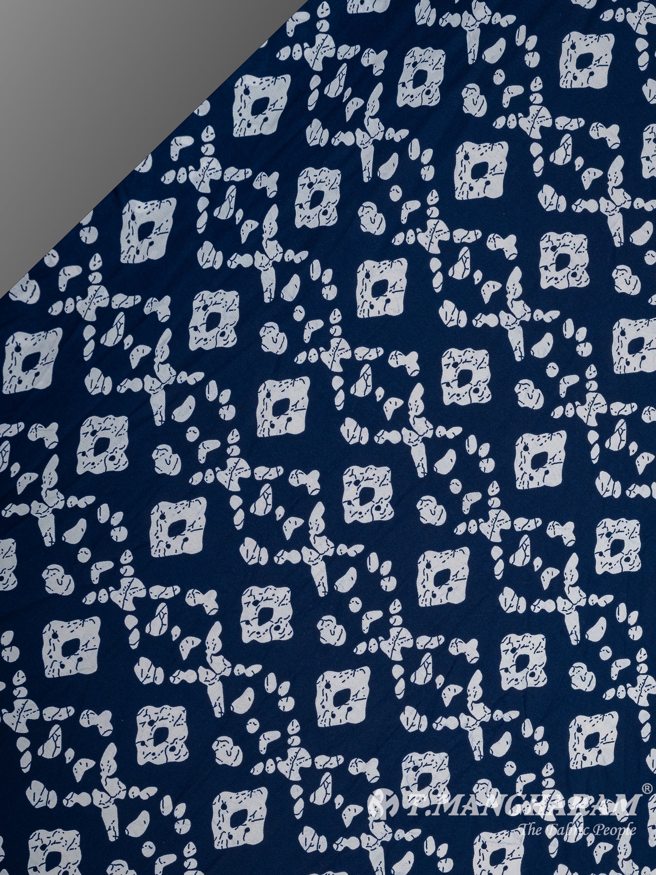 Blue Crepe Fabric - EC9759 view-2