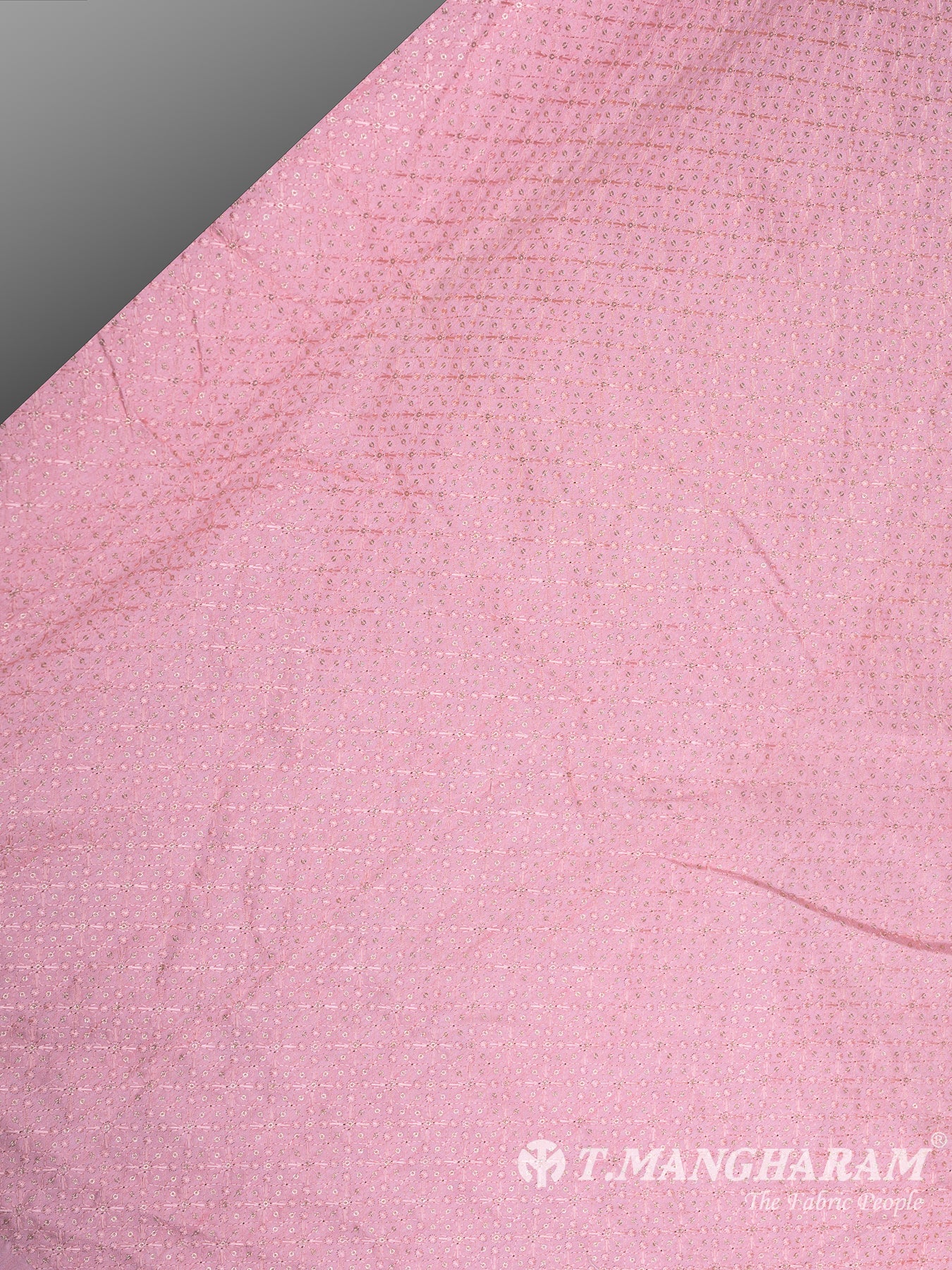 Pink Raw Silk Fabric - EB5699 view-2