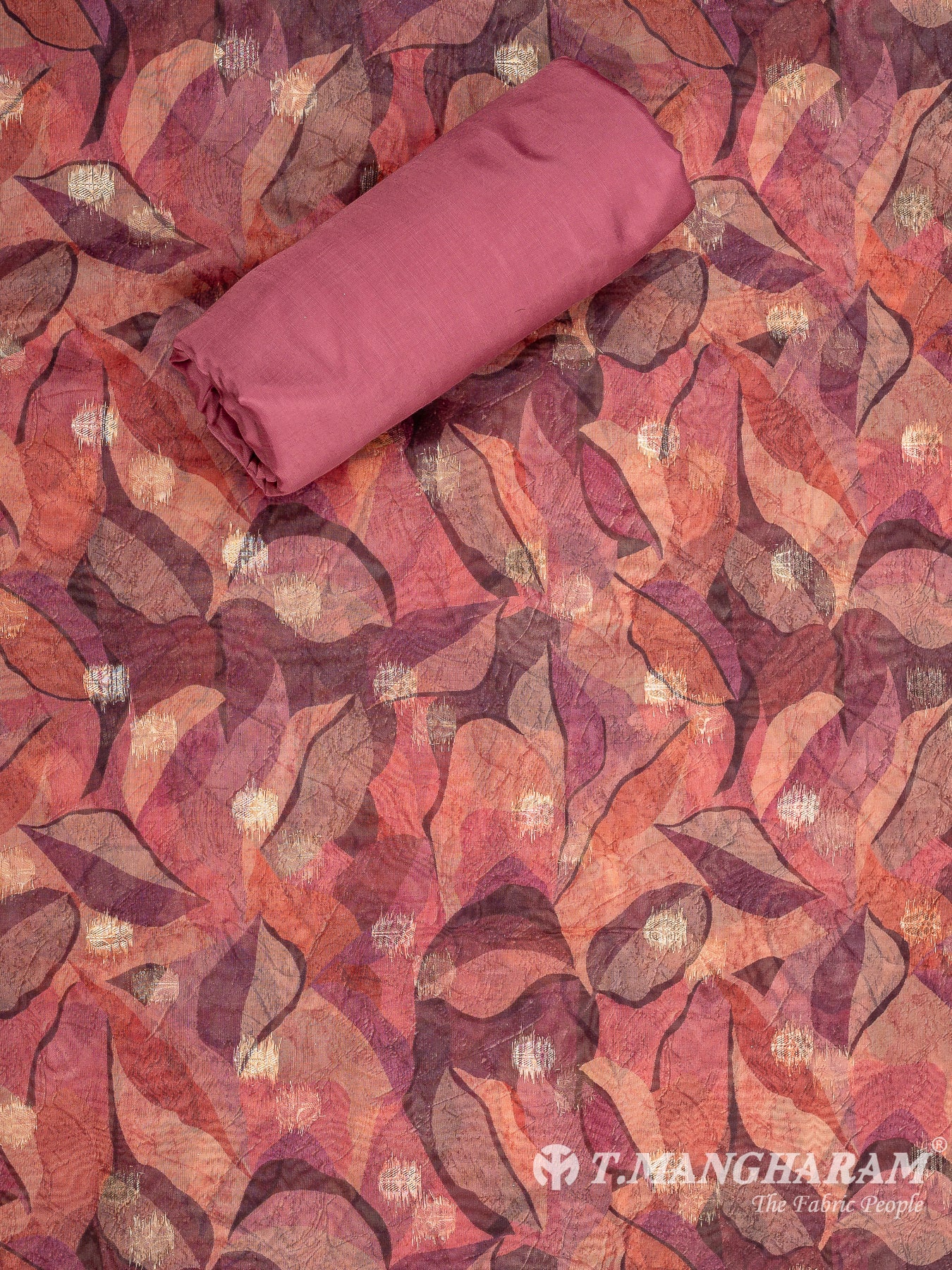 Multicolor Organza Tissue Chudidhar Fabric Set - EG1832 view-2