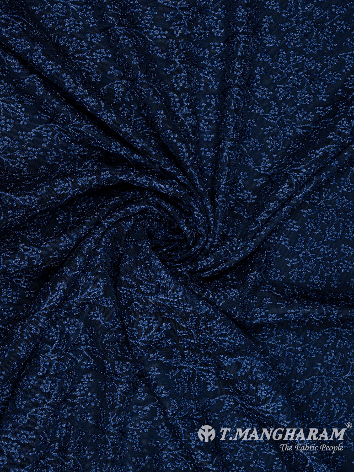 Blue Net Fabric - EB7330 view-1