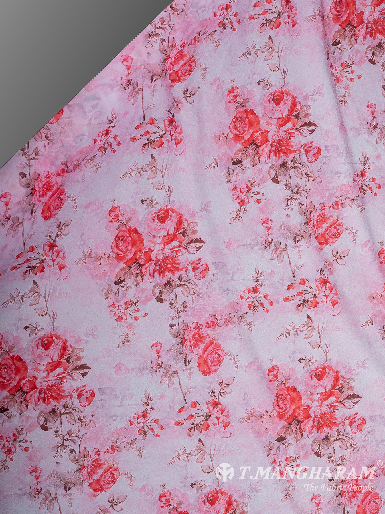 Pink Crepe Fabric - EC11207