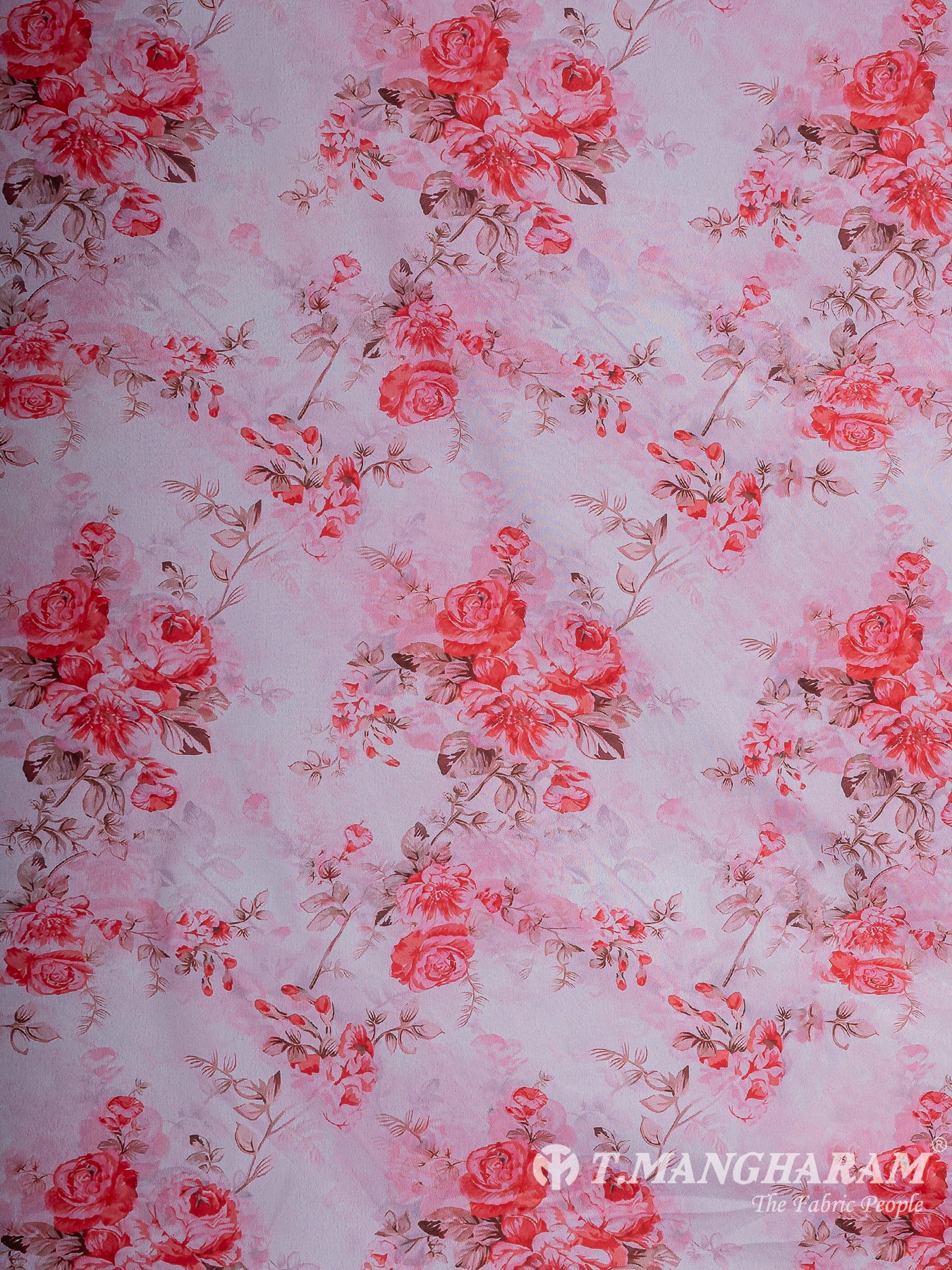 Pink Crepe Fabric - EC11207