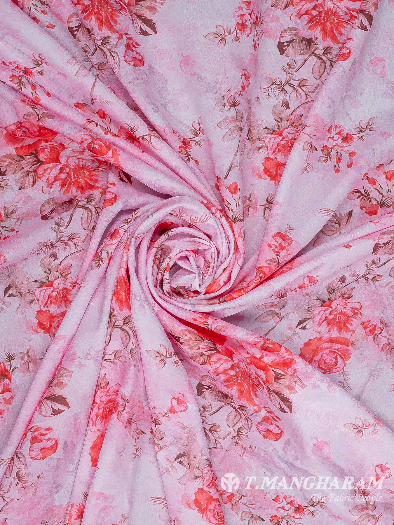 Pink Crepe Fabric - EC11207