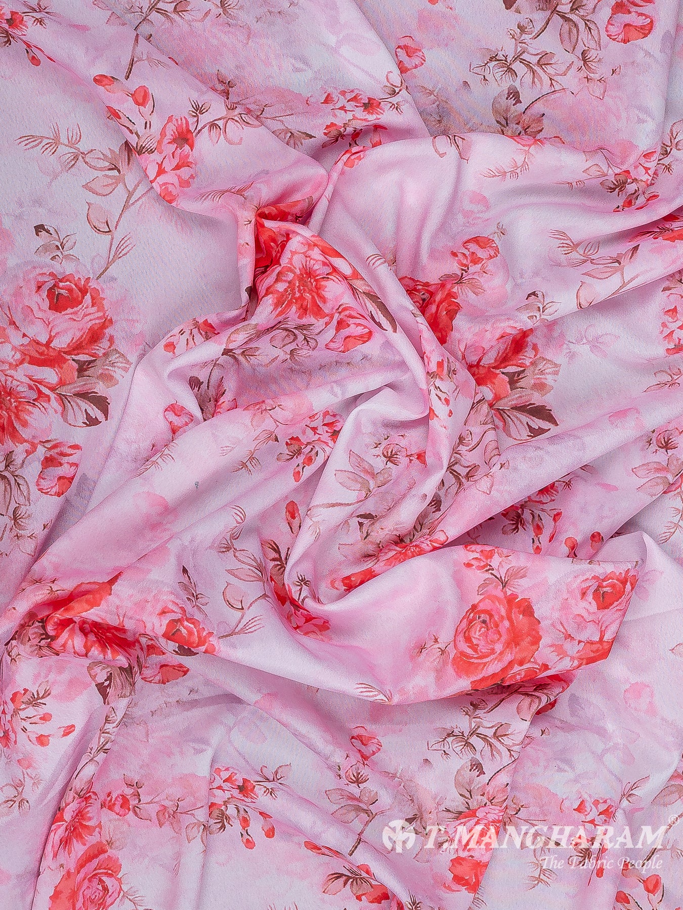 Pink Crepe Fabric - EC11207