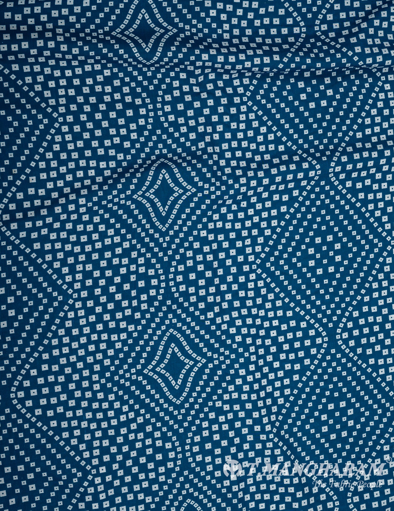 Blue Crepe Fabric - EC9867 view-3