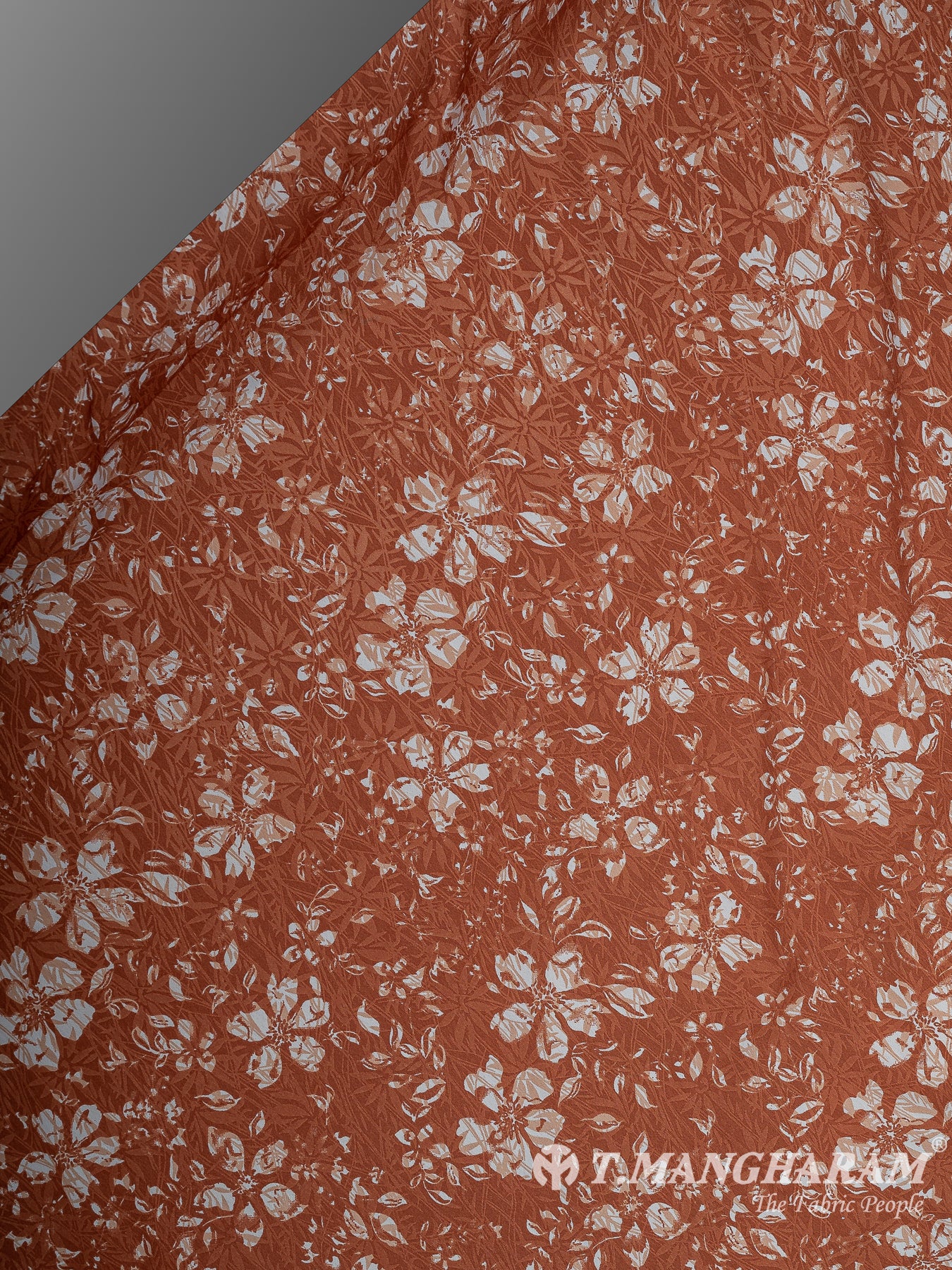 Orange Crepe Fabric - EB8313