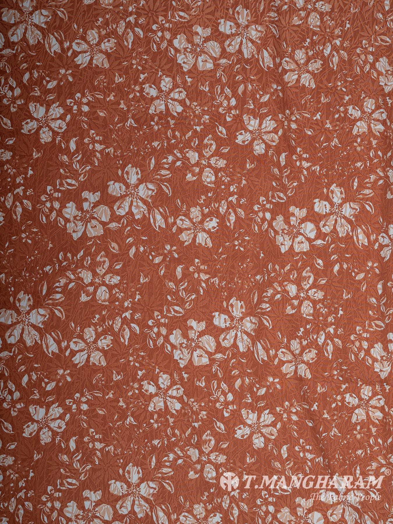 Orange Crepe Fabric - EB8313