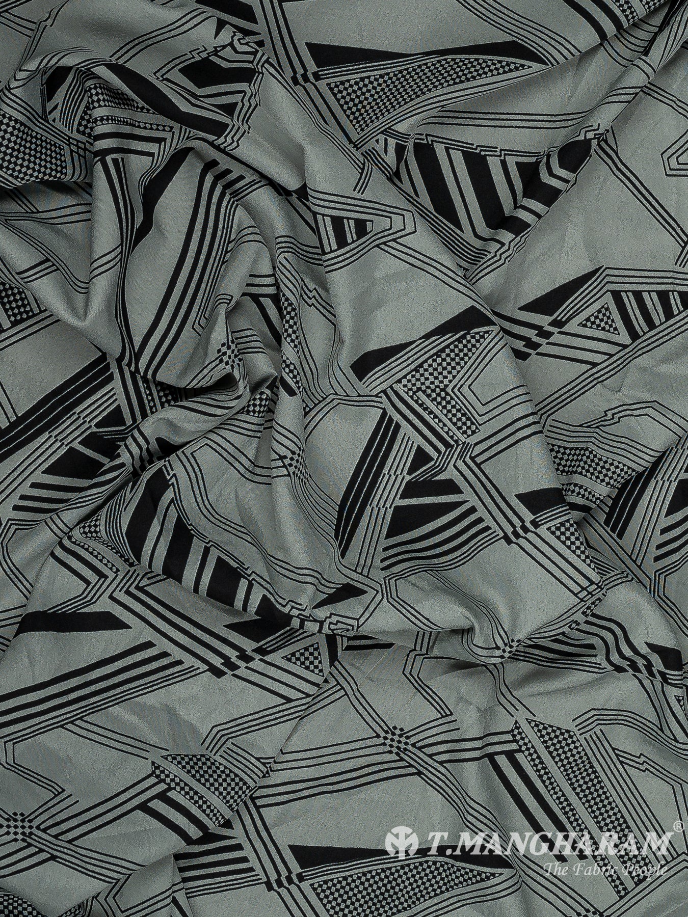 Grey Crepe Fabric - EB8304