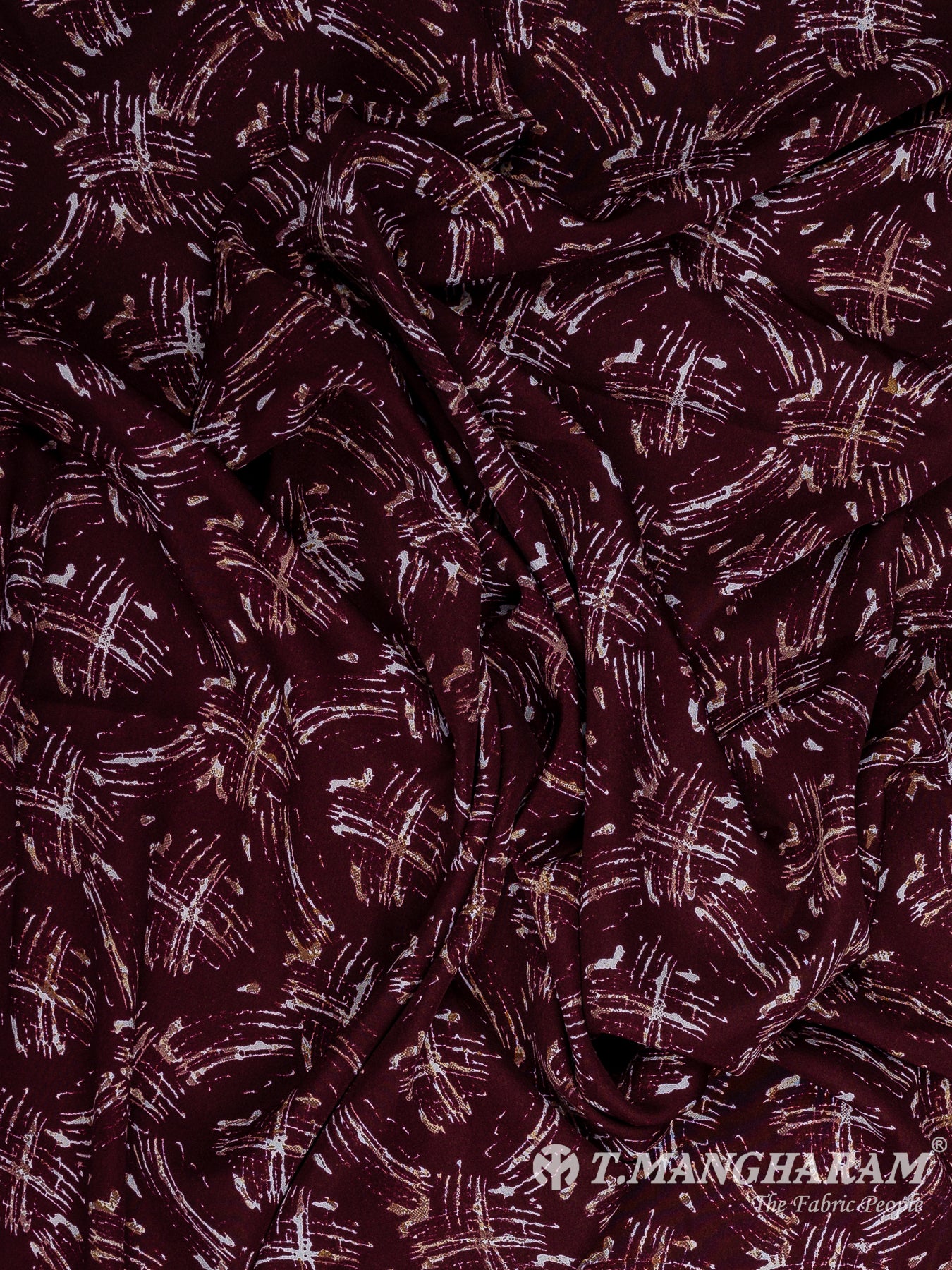 Purple Crepe Fabric - EB8244