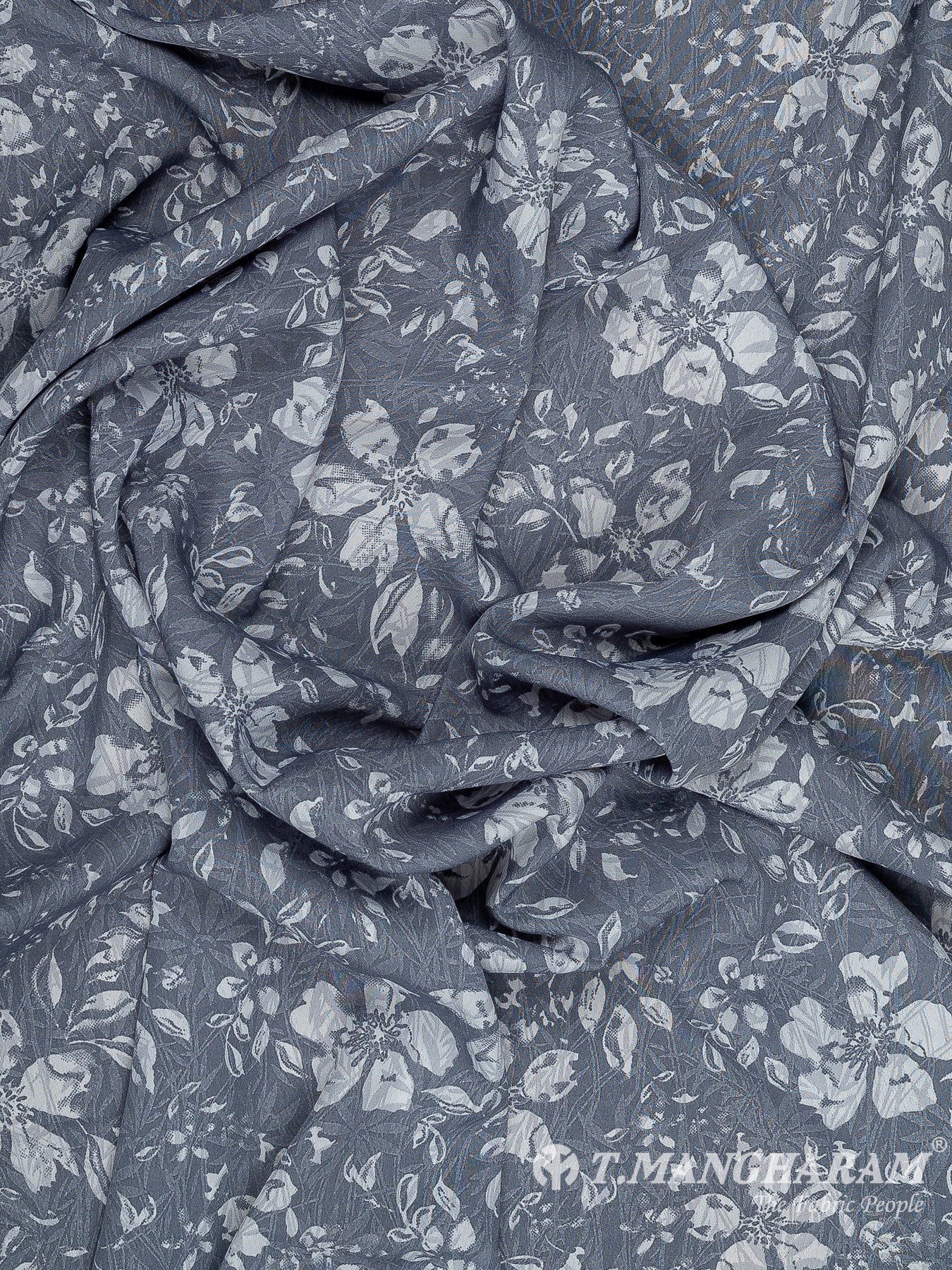 Grey Crepe Fabric - EB8316