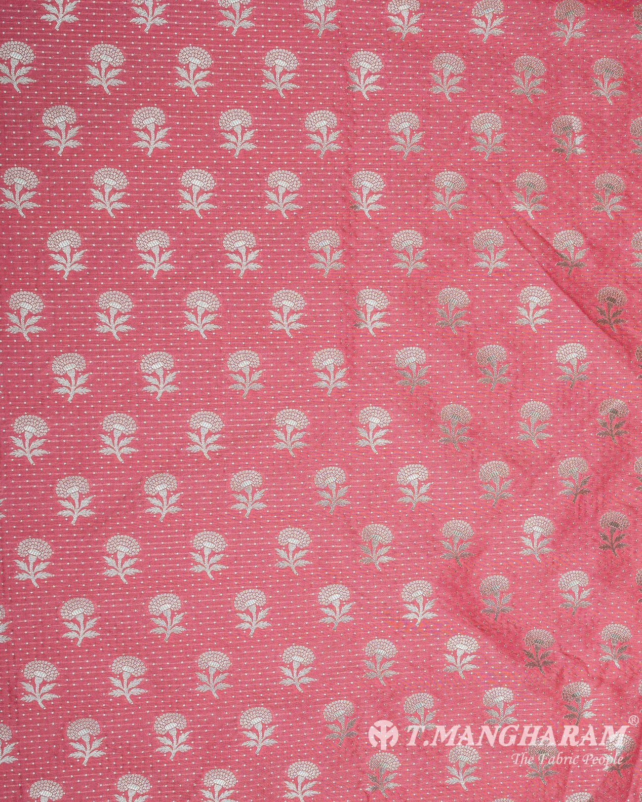 Pink Banaras Fabric - EC9453 view-3