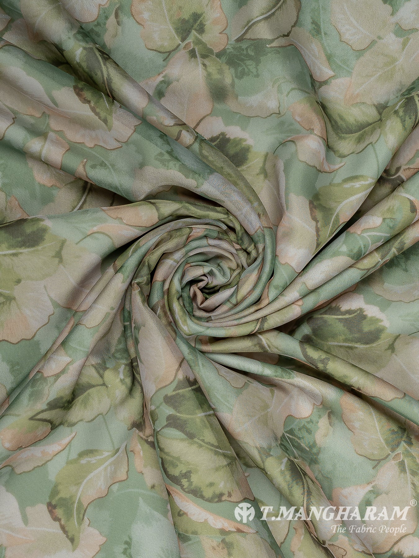 Green Organza Fabric - EC11177