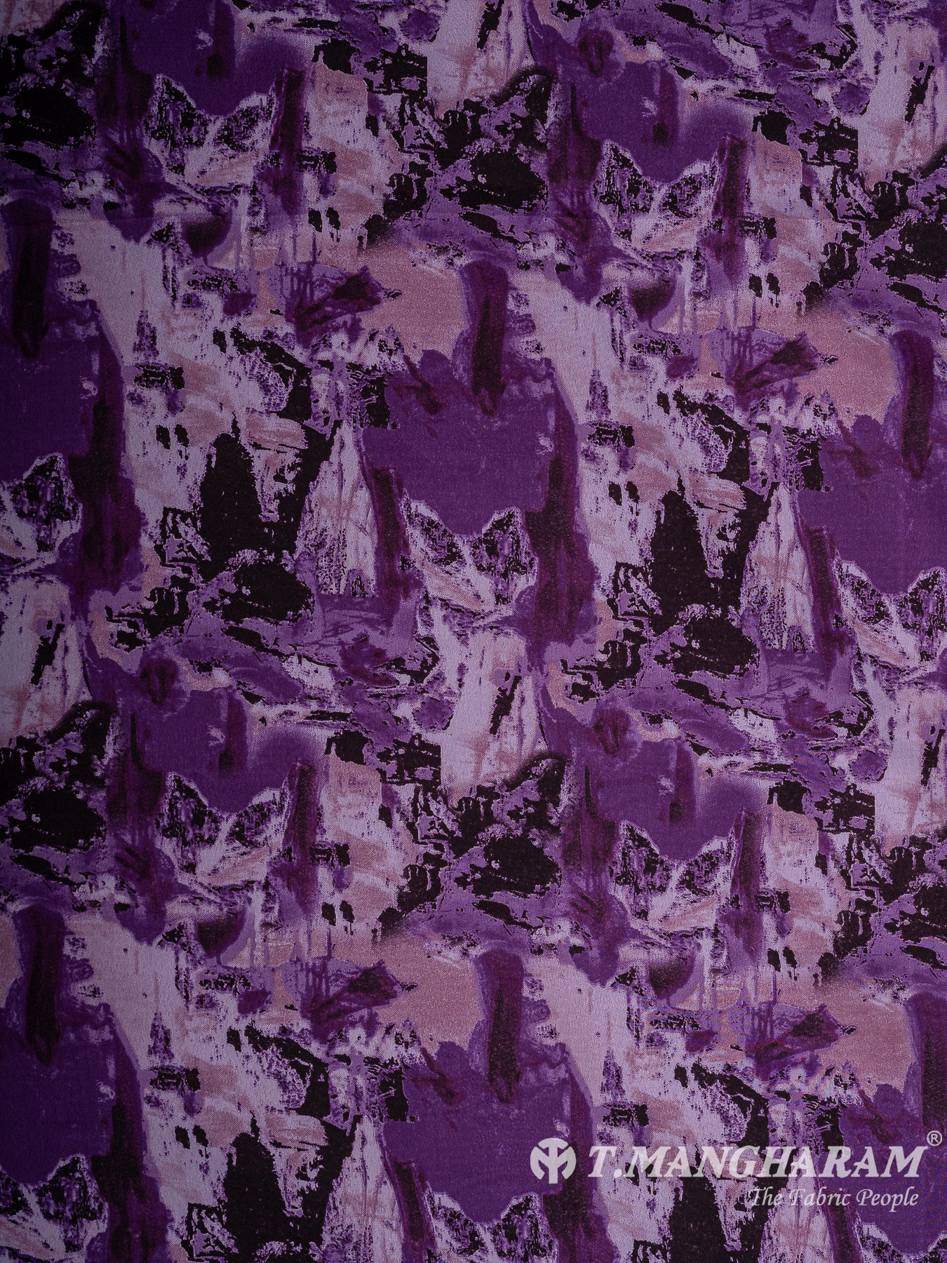 Purple Crepe Fabric - EB8266