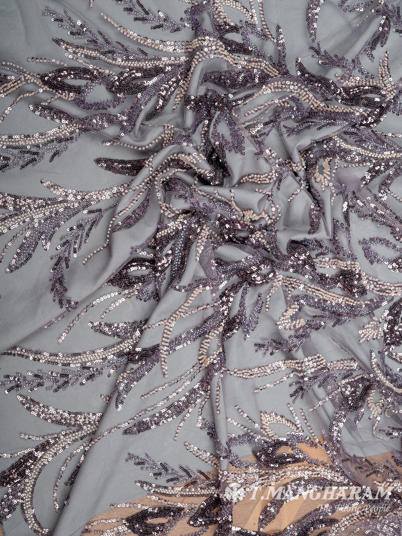 Violet Fancy Net Fabric - EC8570 view-4
