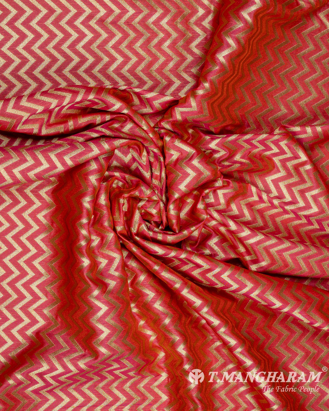 Pink Banaras Fabric - EC9446 view-4