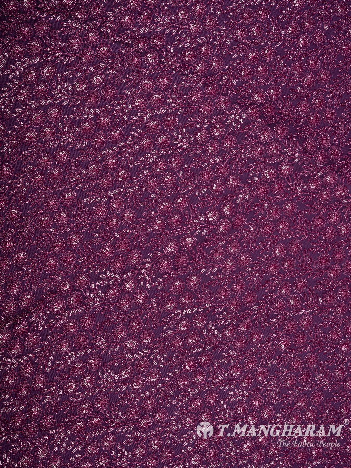 Purple Fancy Net Fabric - EC8562 view-3