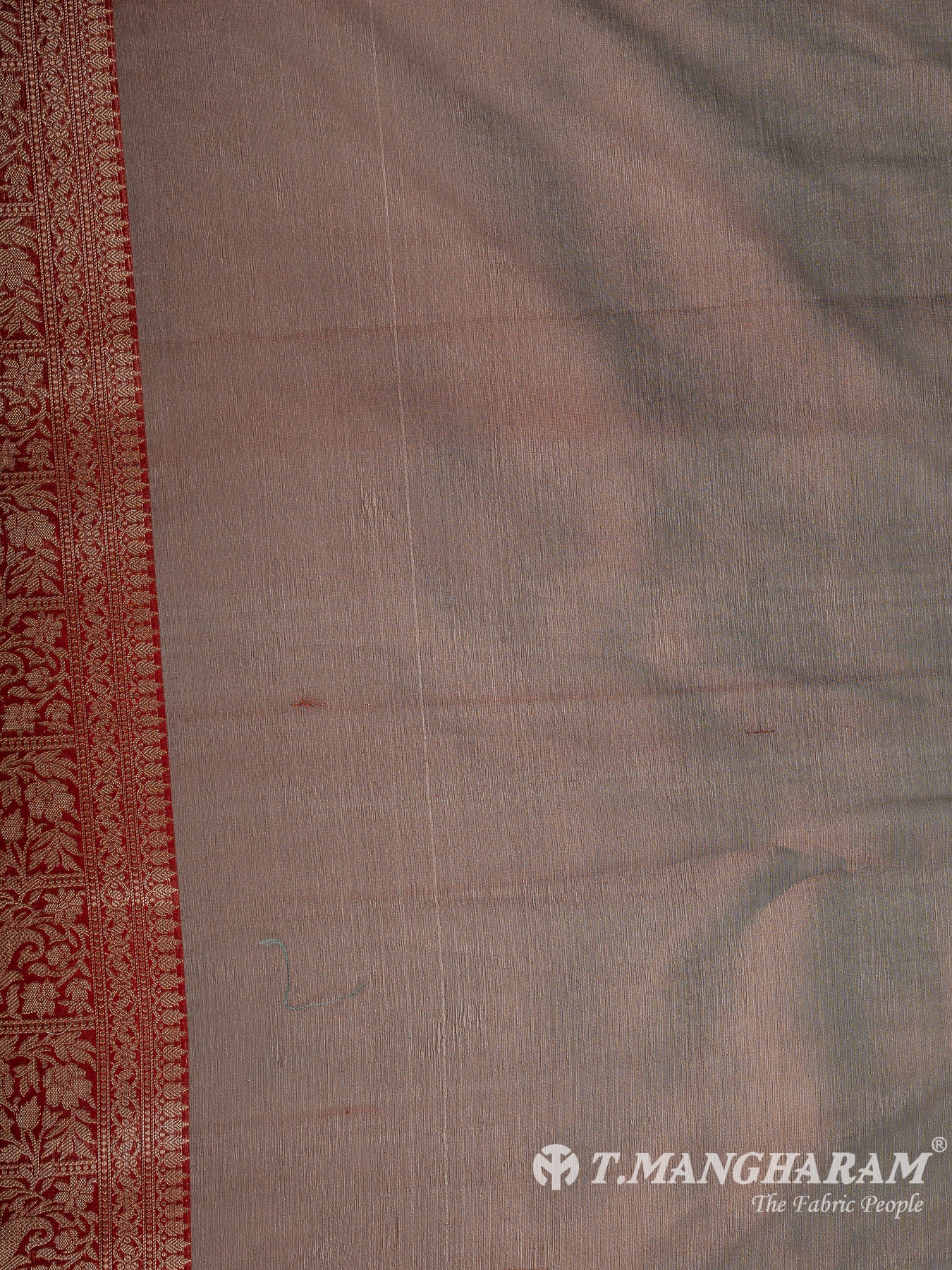 Brown Semi Banaras Fabric - EB8152