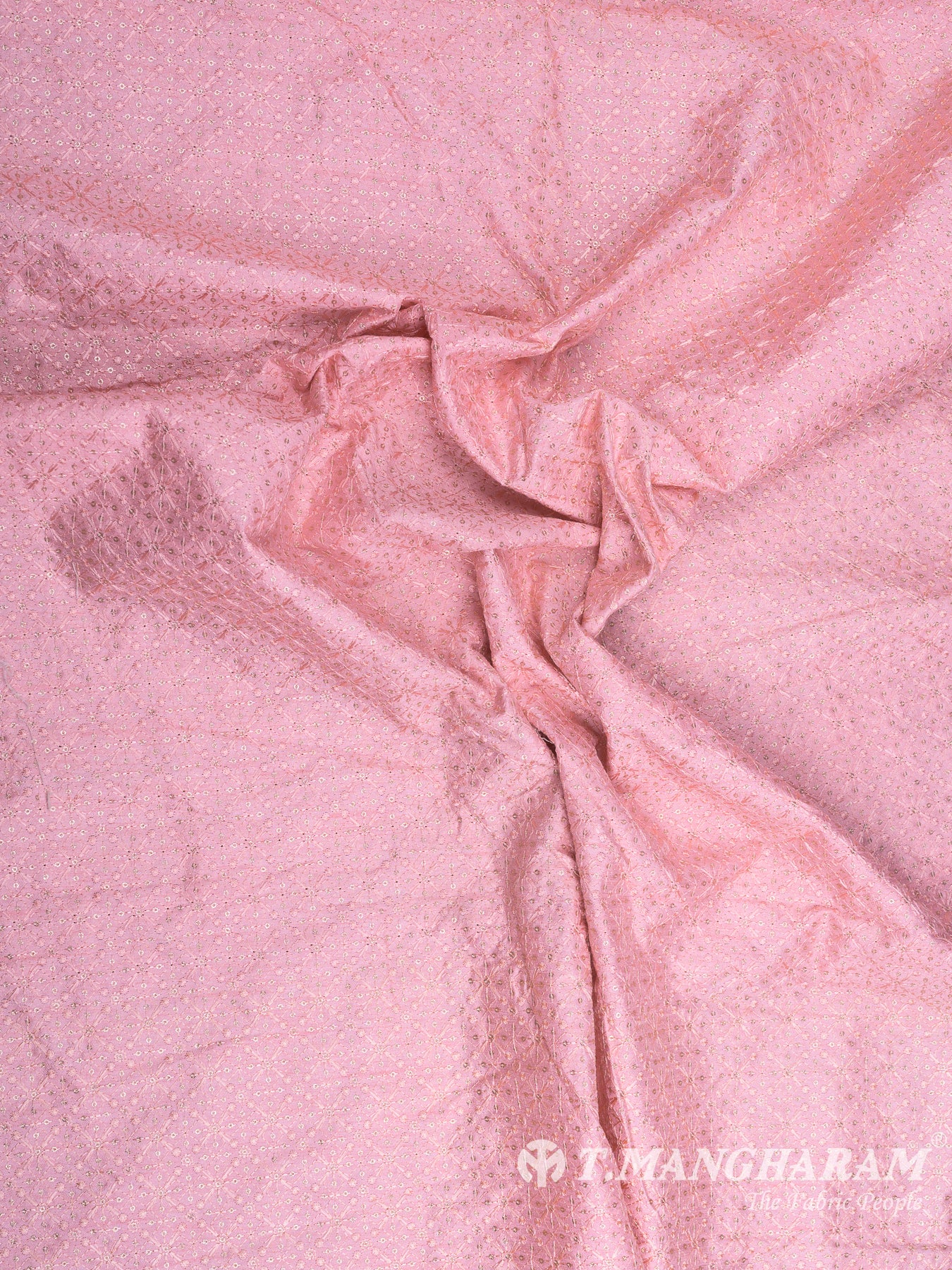 Pink Raw Silk Fabric - EB5699 view-4