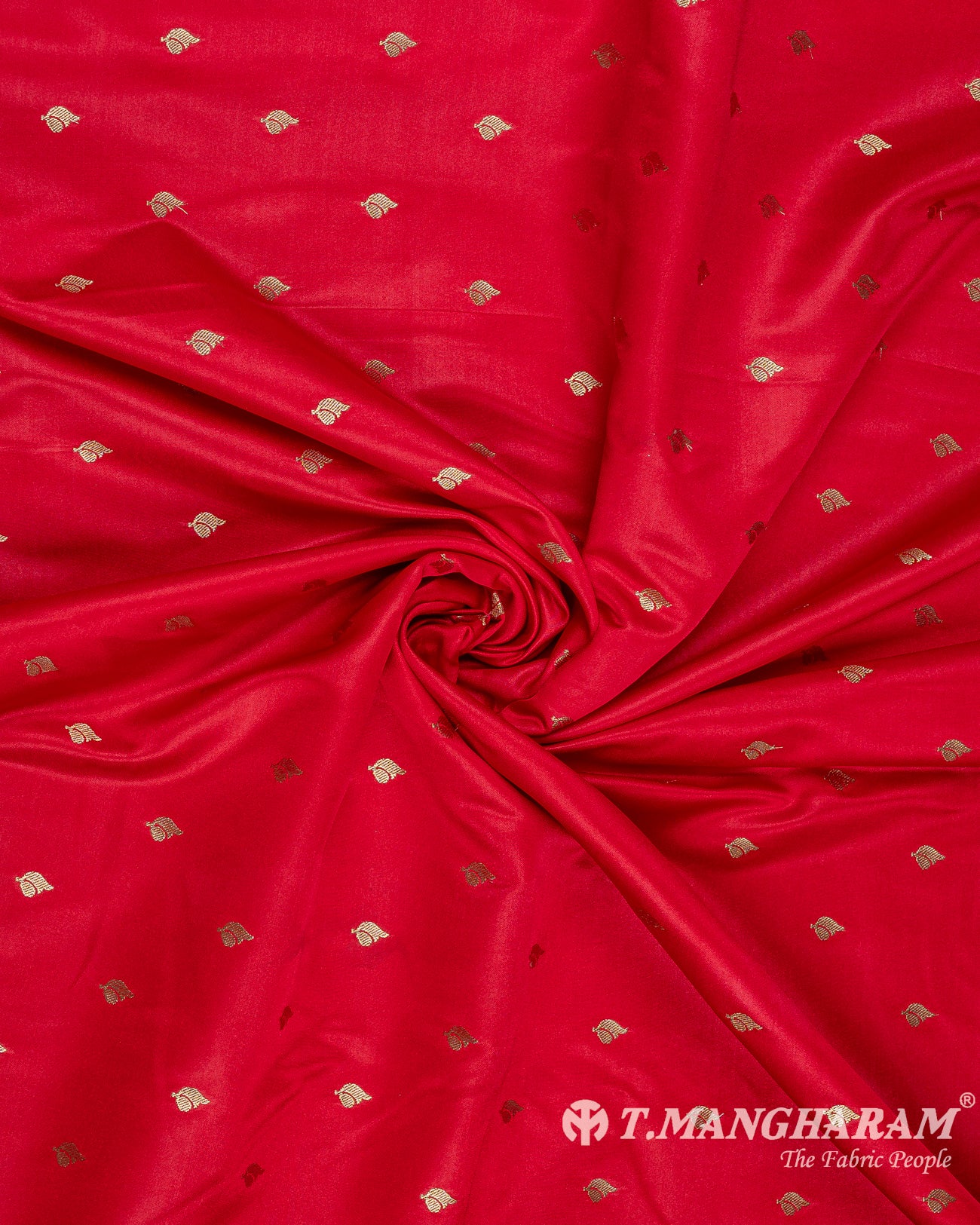 Red Banaras Fabric - EC9507 view-1