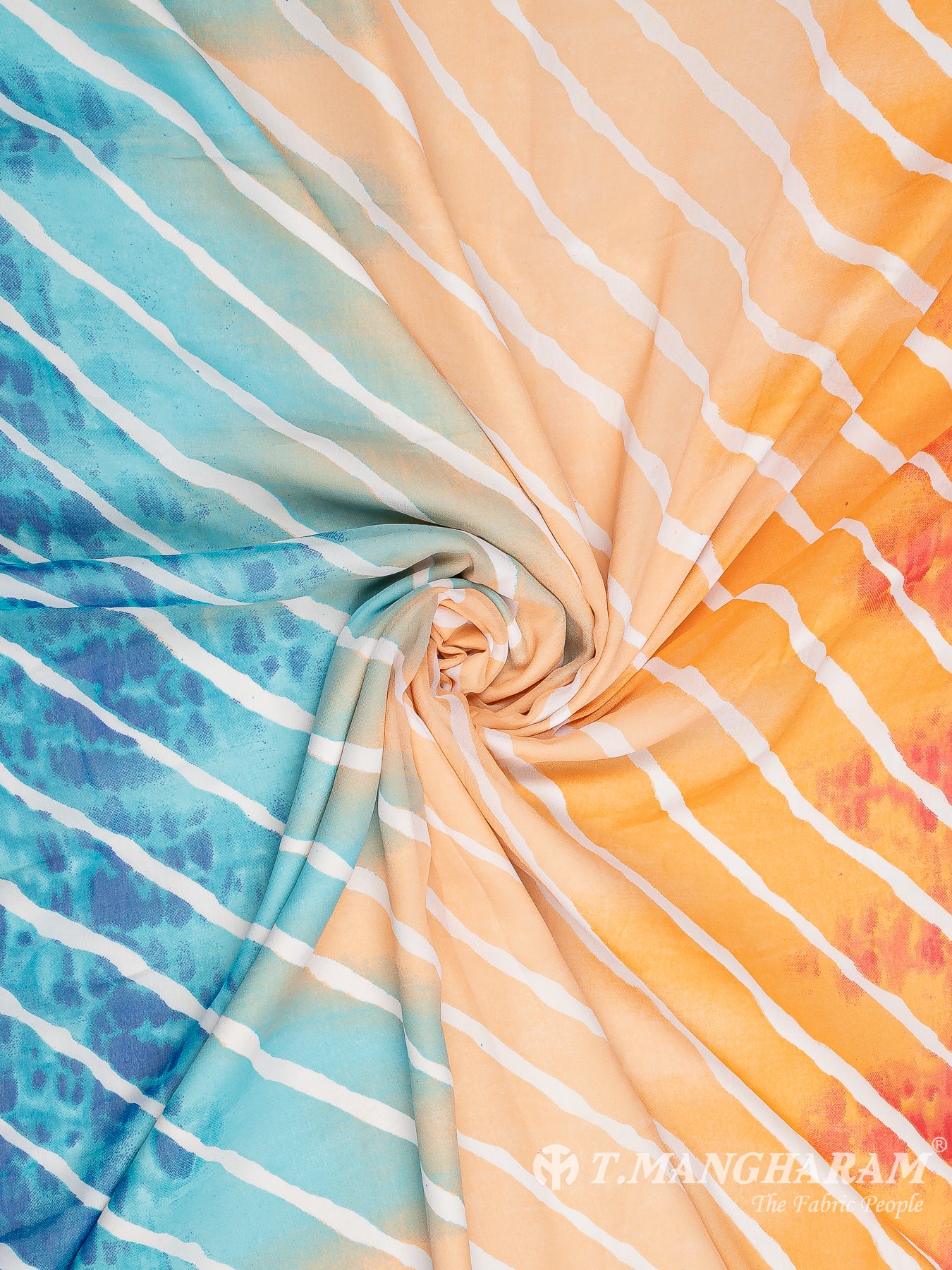 Multicolor Georgette Fabric - EB7107 view-1