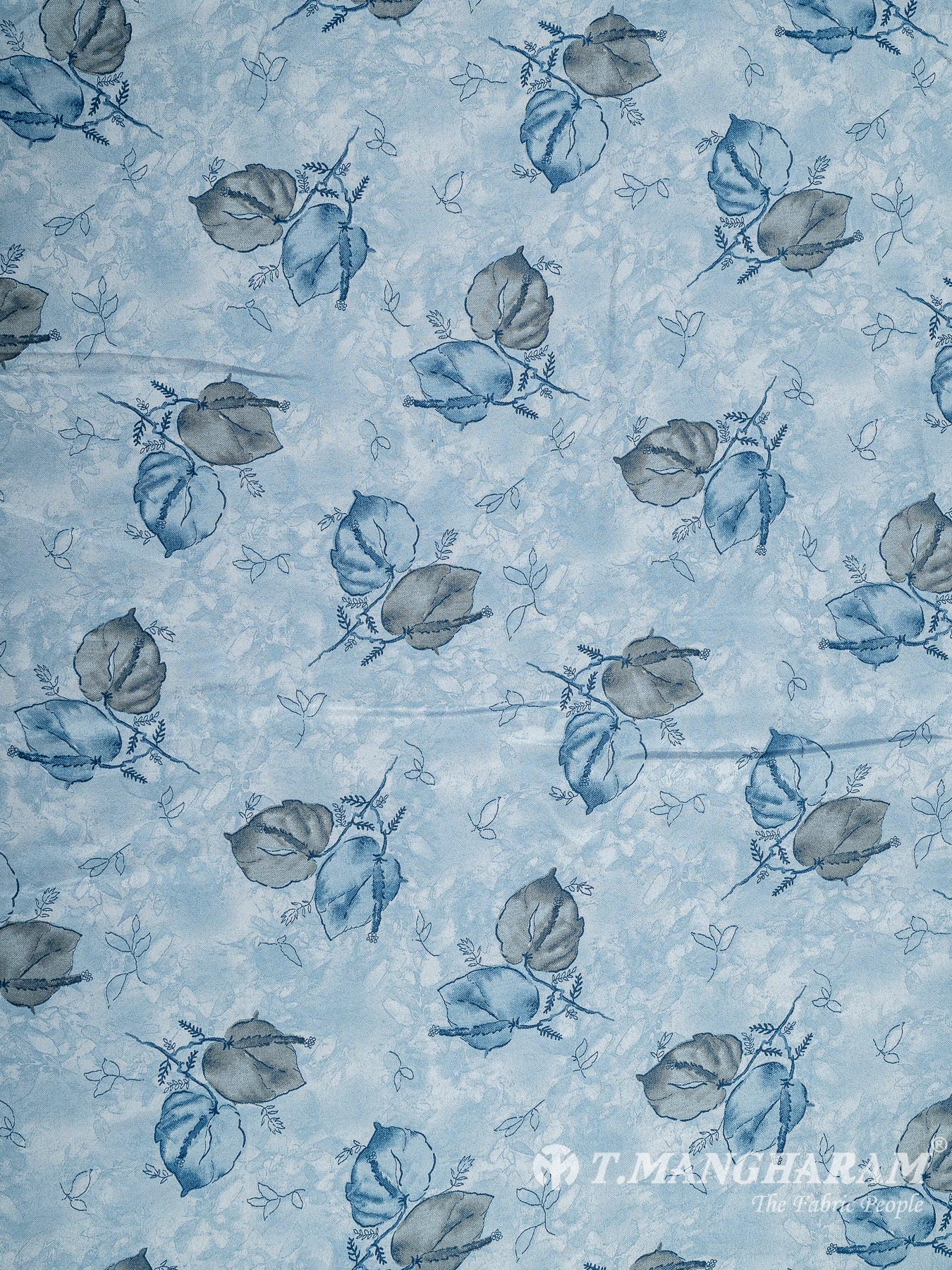 Blue Satin Fabric - EA3501