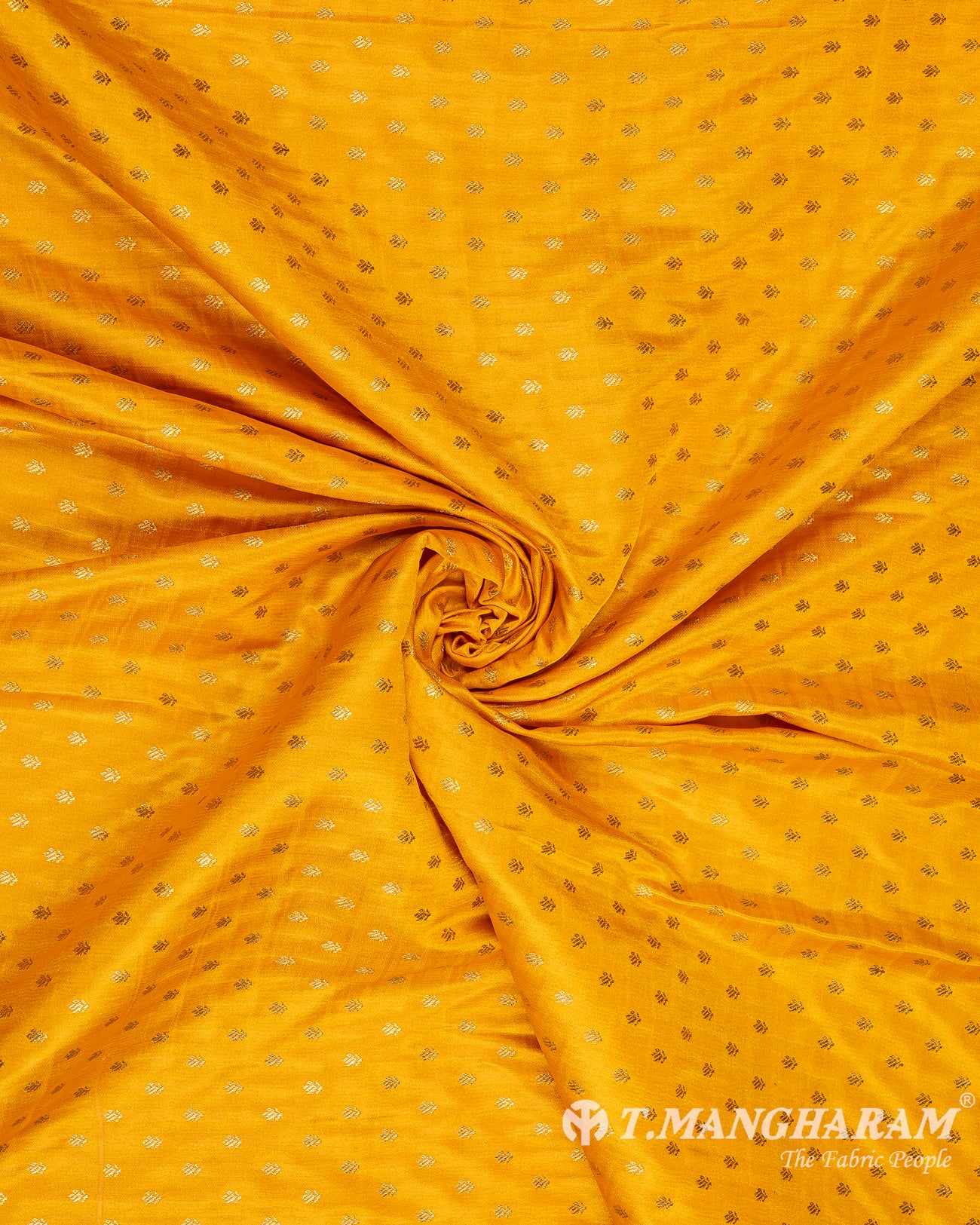 Yellow Banaras Fabric - EC9503 view-1