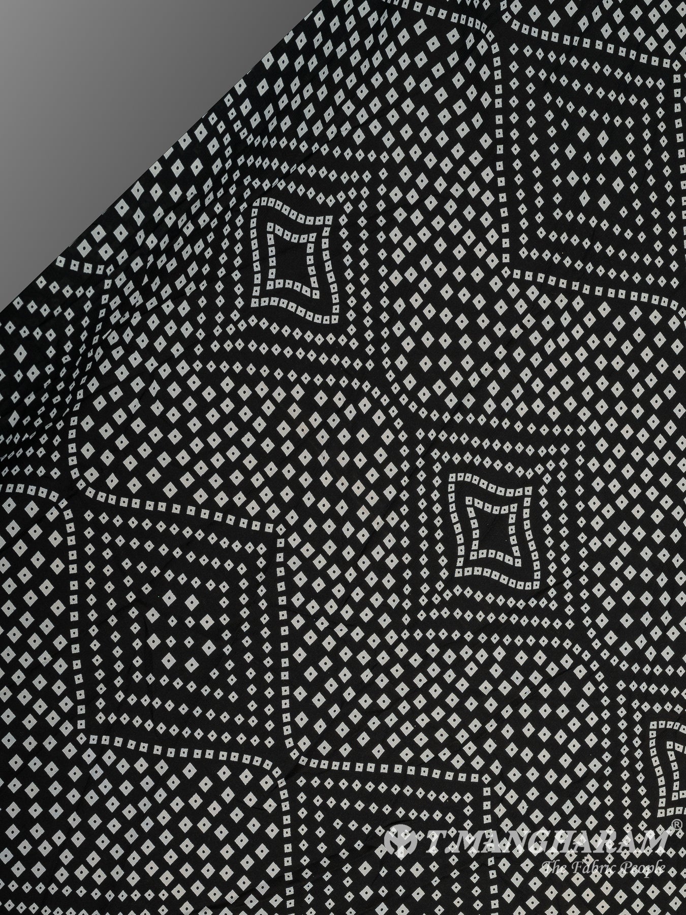 Black Crepe Fabric - EC9762 view-2