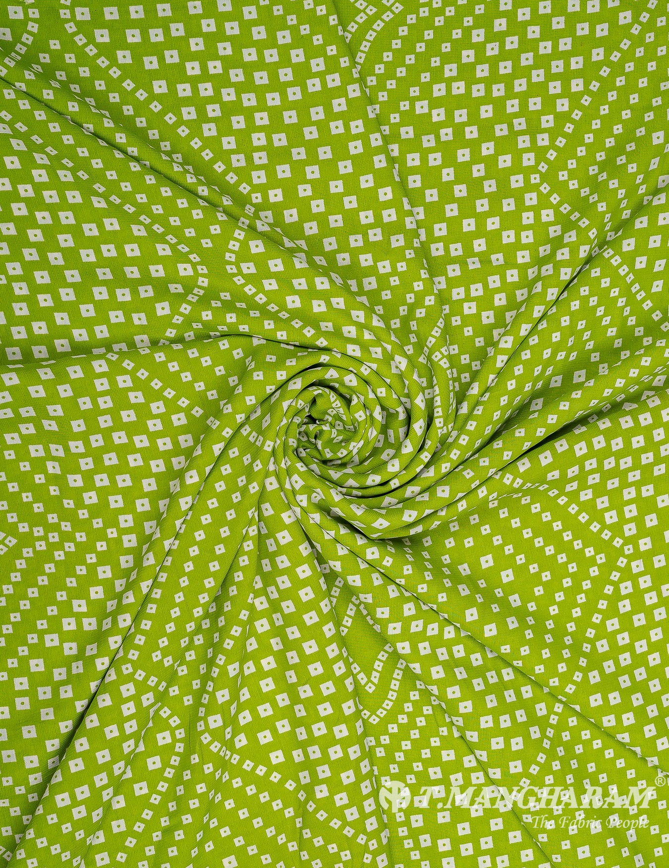 Green Crepe Fabric - EC9869