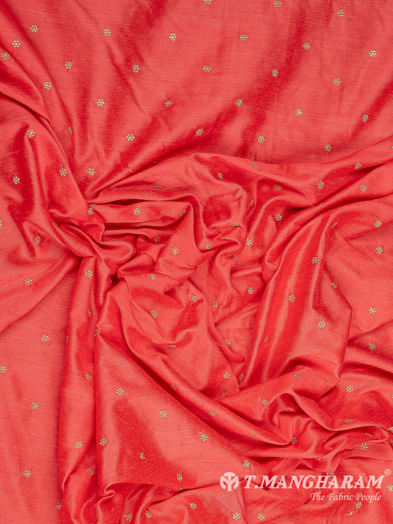 Pink Semi Banaras Fabric - EB7284 view-4