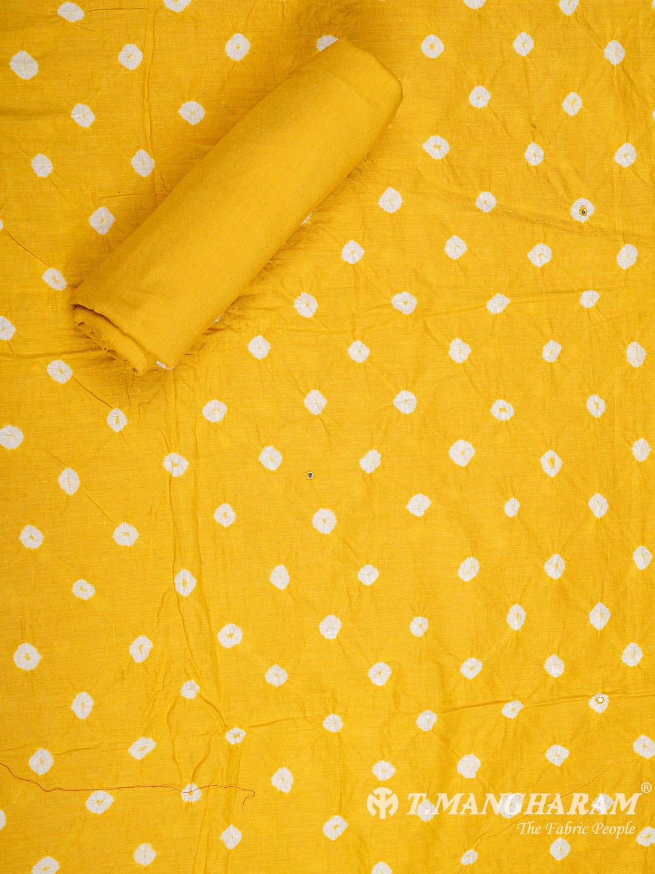 Yellow Cotton Chudidhar Fabric Set - EG1757 view-3