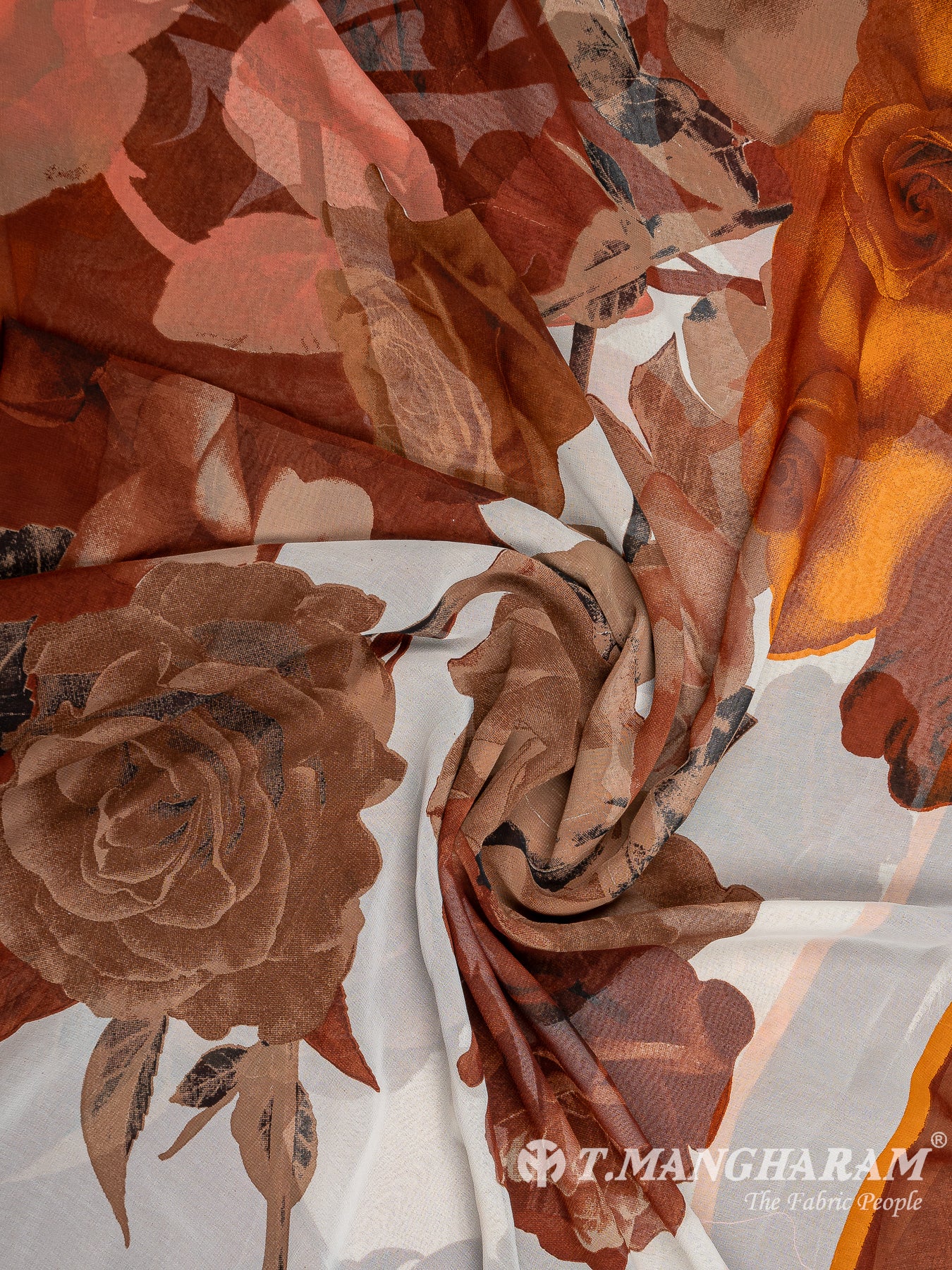 Multicolor Crepe Chudidhar Fabric Set - EH1597 view-3