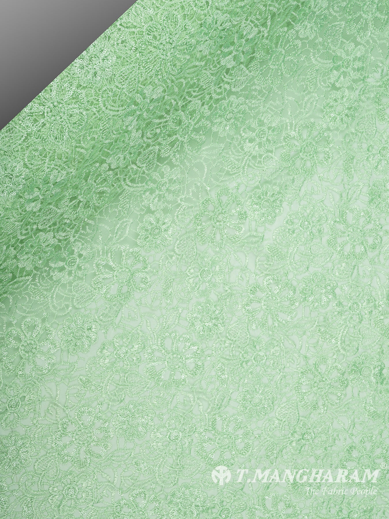 Green Fancy Net Fabric - EB5796 view-2