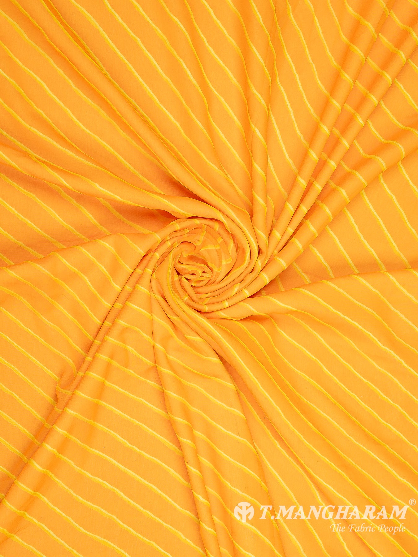 Yellow Georgette Fabric - EB7104 view-1