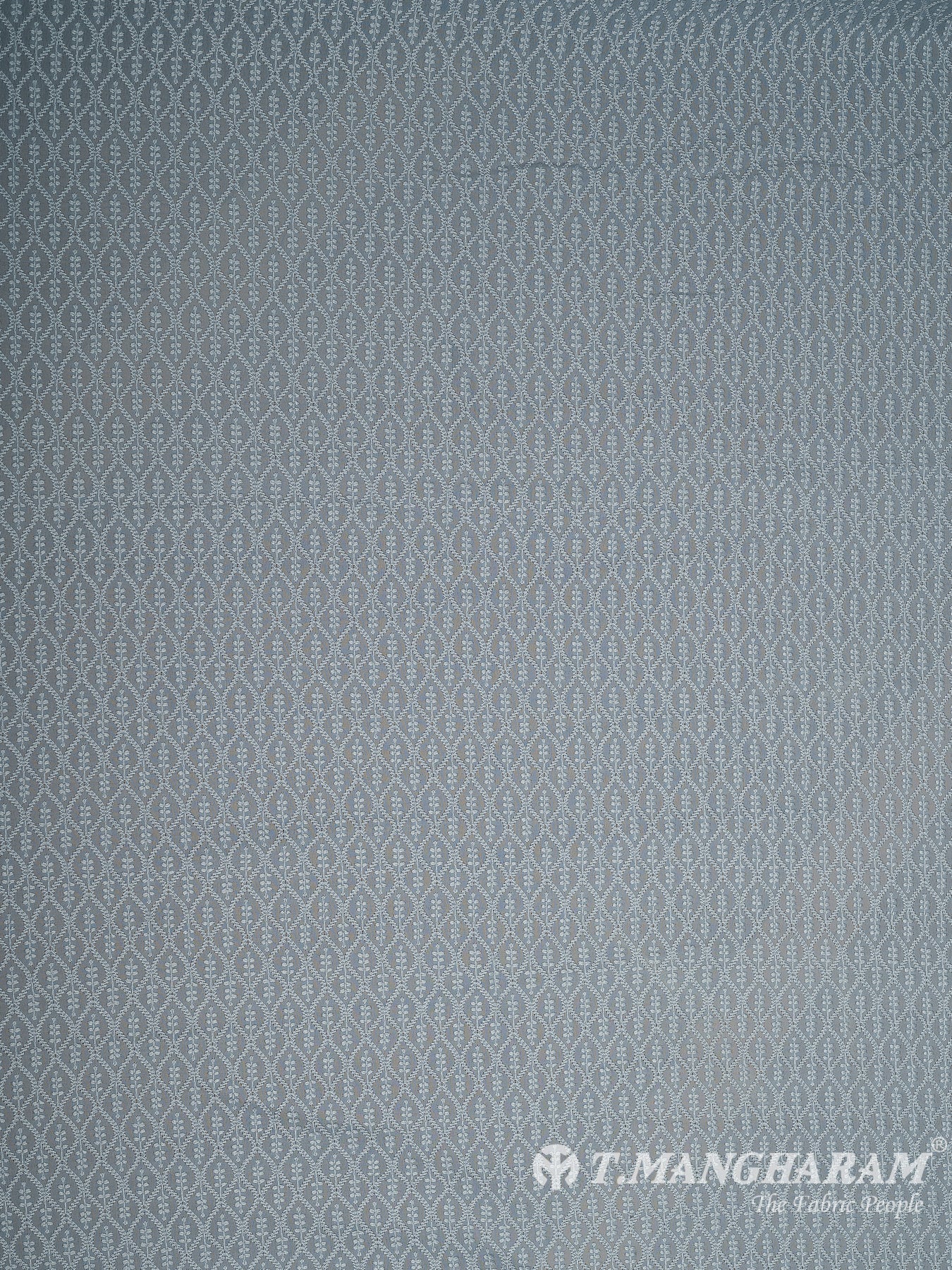 Blue Georgette Fabric - EA2962 view-3