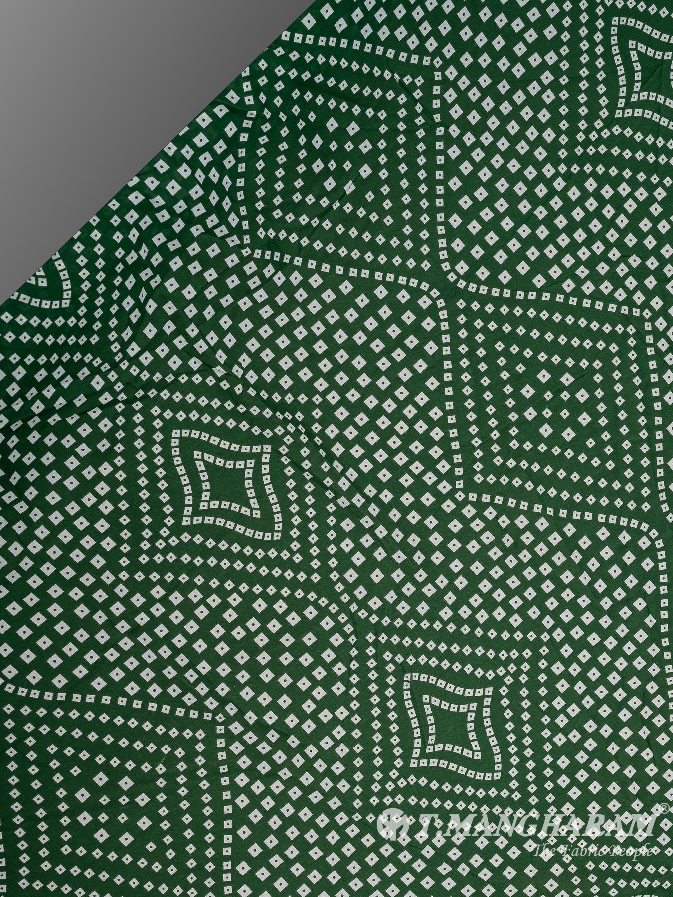 Green Crepe Fabric - EC9761 view-2
