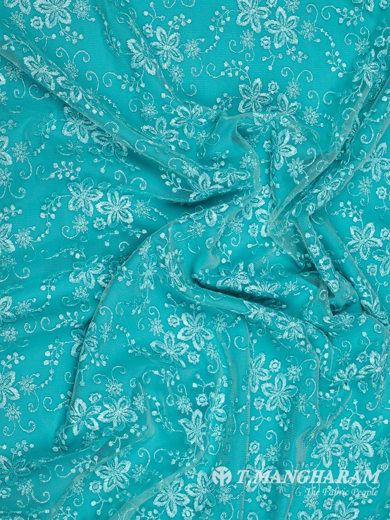 Green Fancy Net Fabric - EB5810 view-4