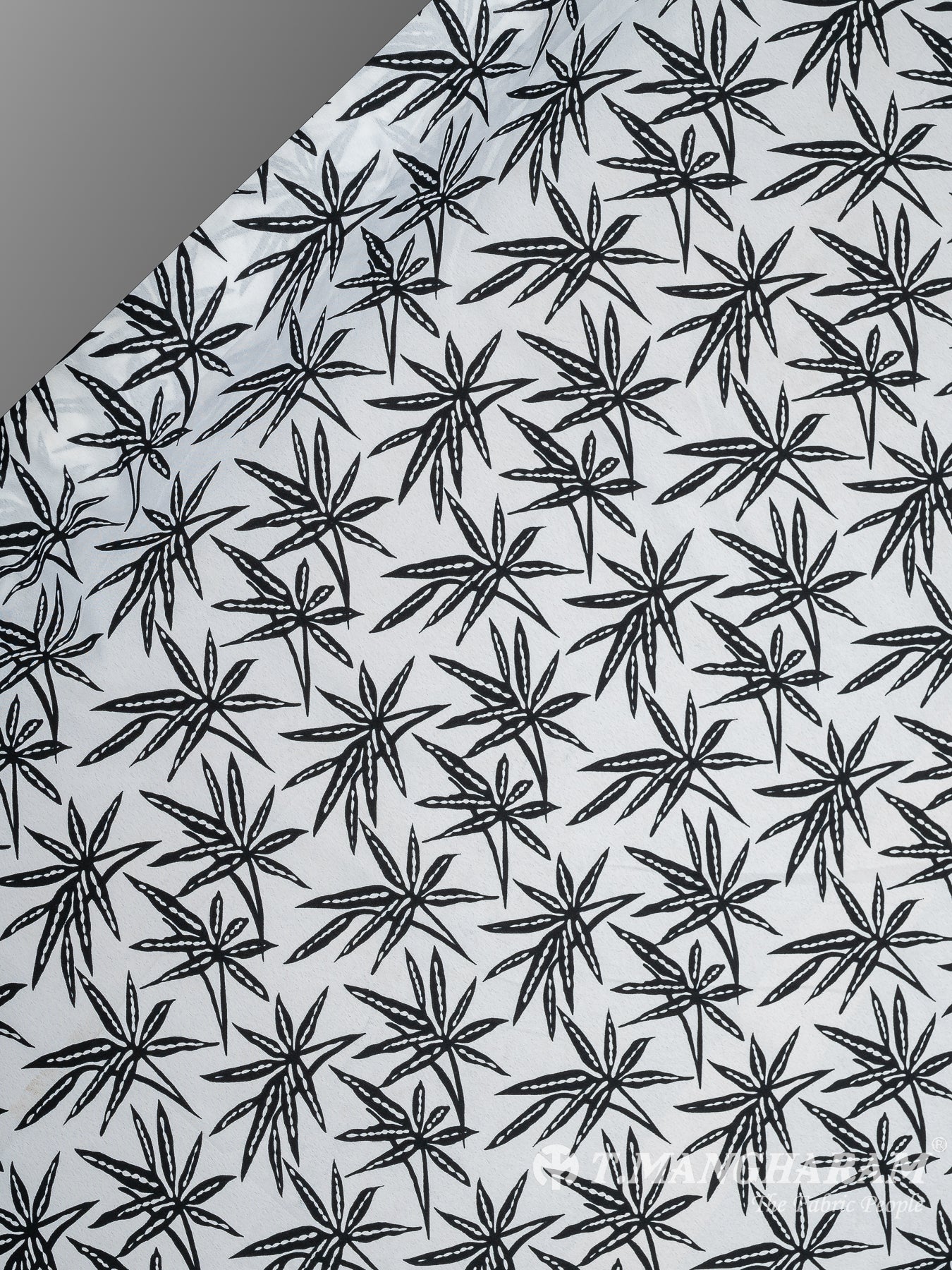 White Crepe Fabric - EB6916 view-2