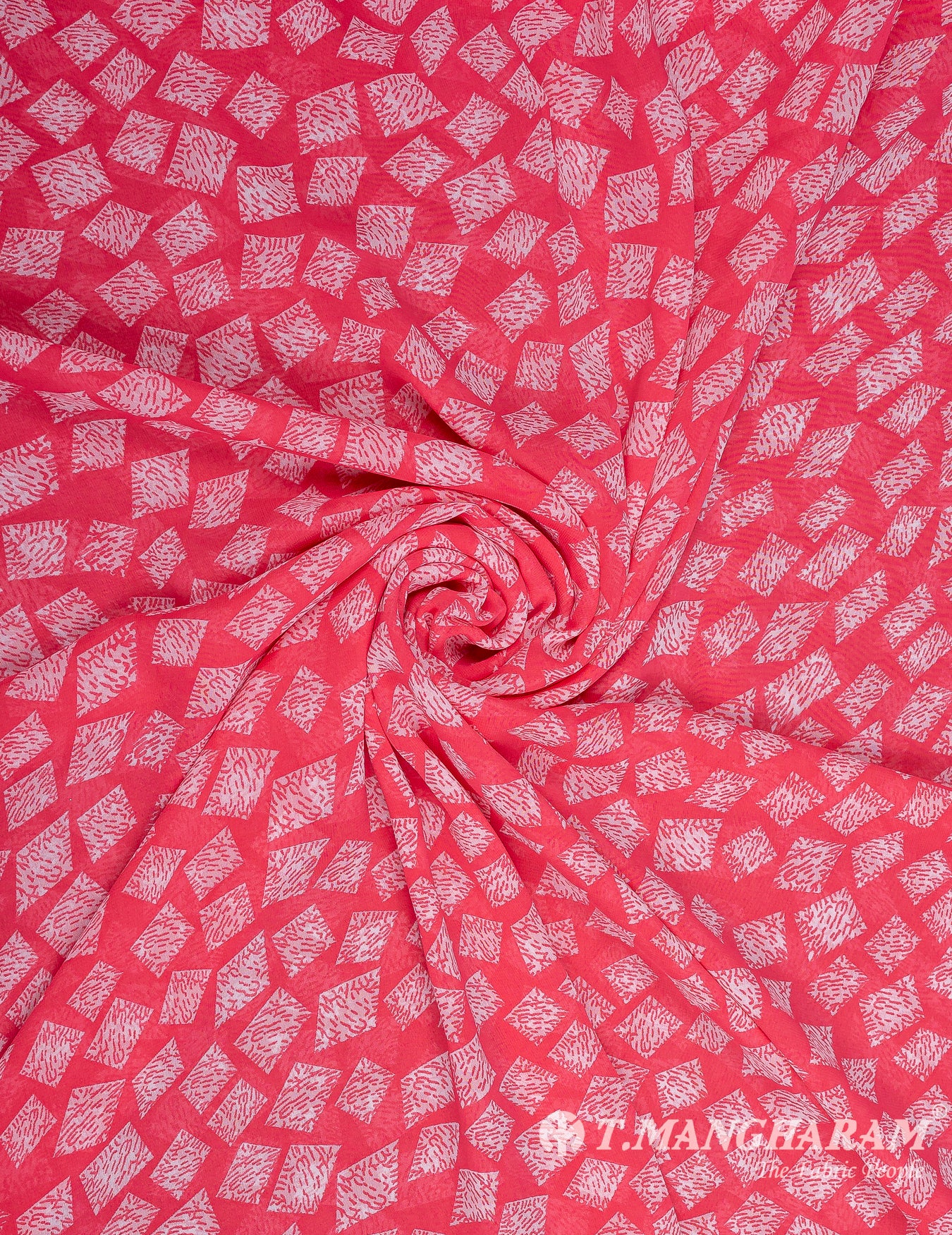 Pink Georgette Fabric - EB7114 view-1