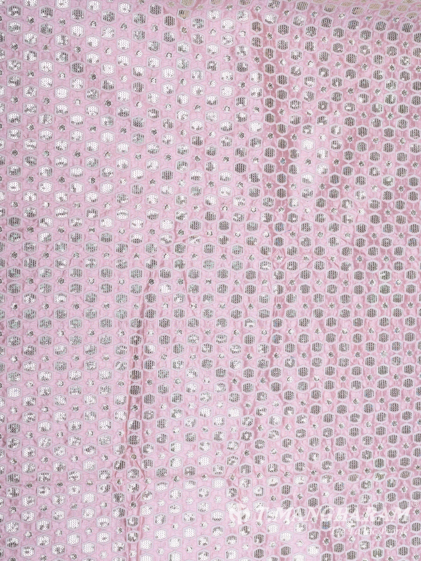 Pink Raw Silk Fabric - EB5702 view-3