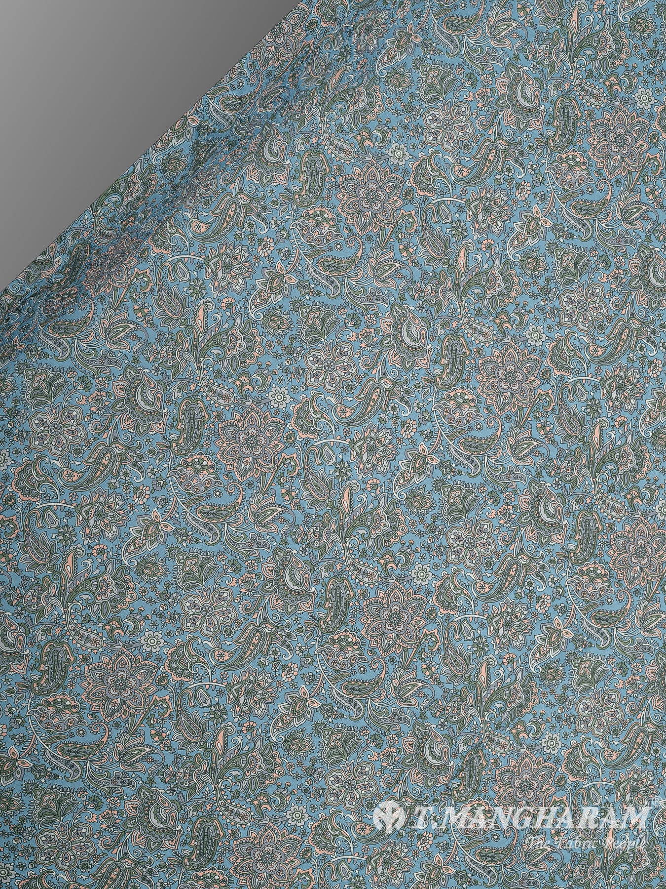 Blue Crepe Fabric - EC8936 view-2