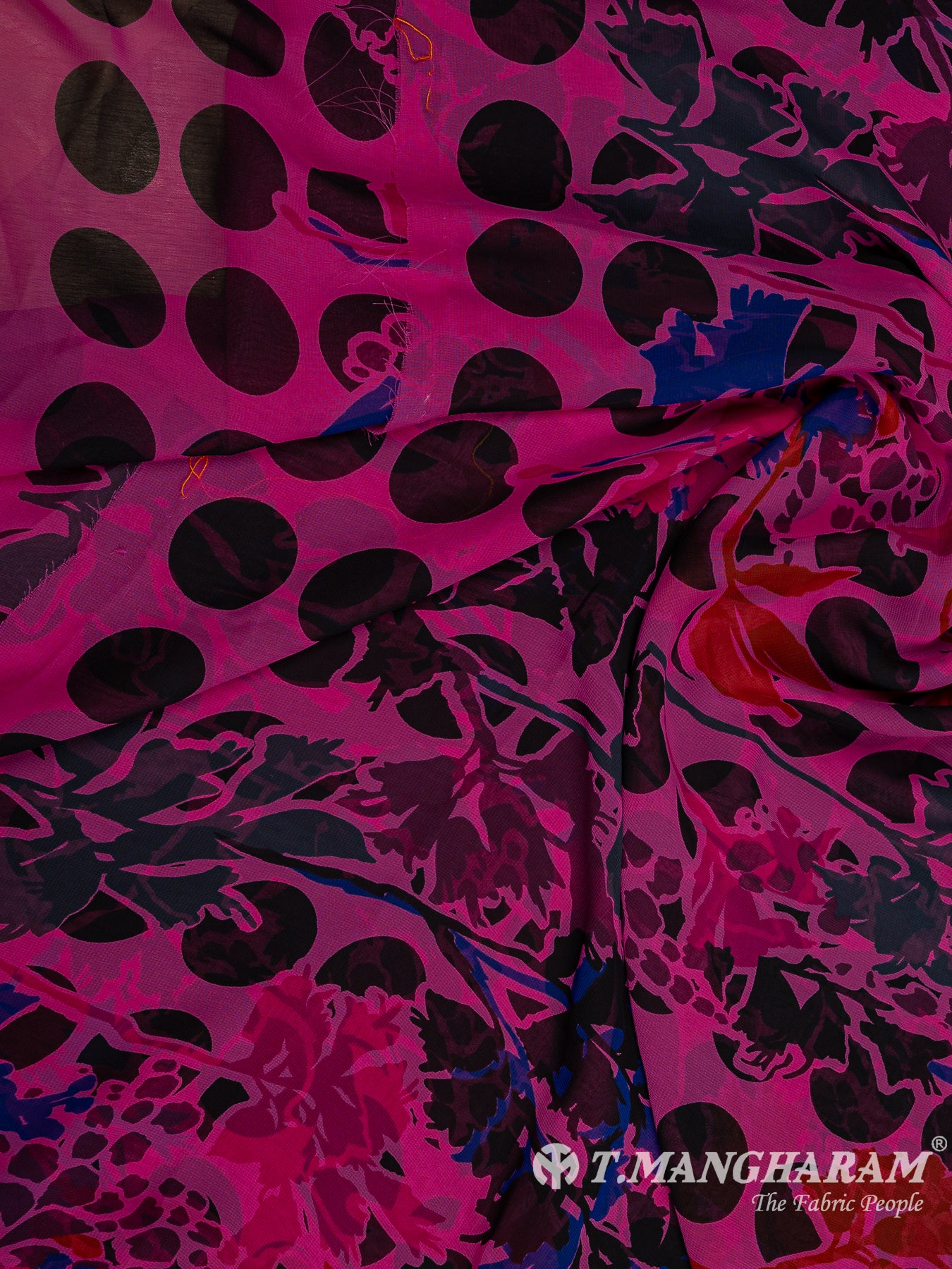 Pink Crepe Chudidhar Fabric Set - EH1638 view-3