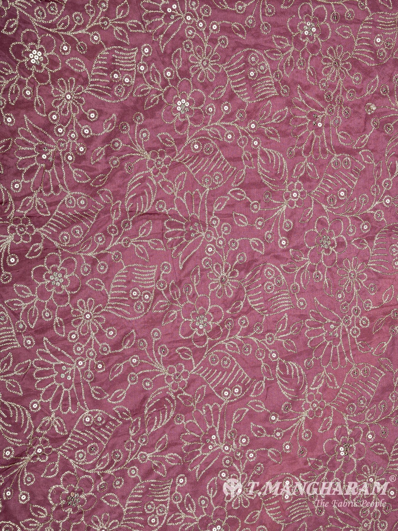 Pink Chinnon Silk Fabric - EC8293 view-3