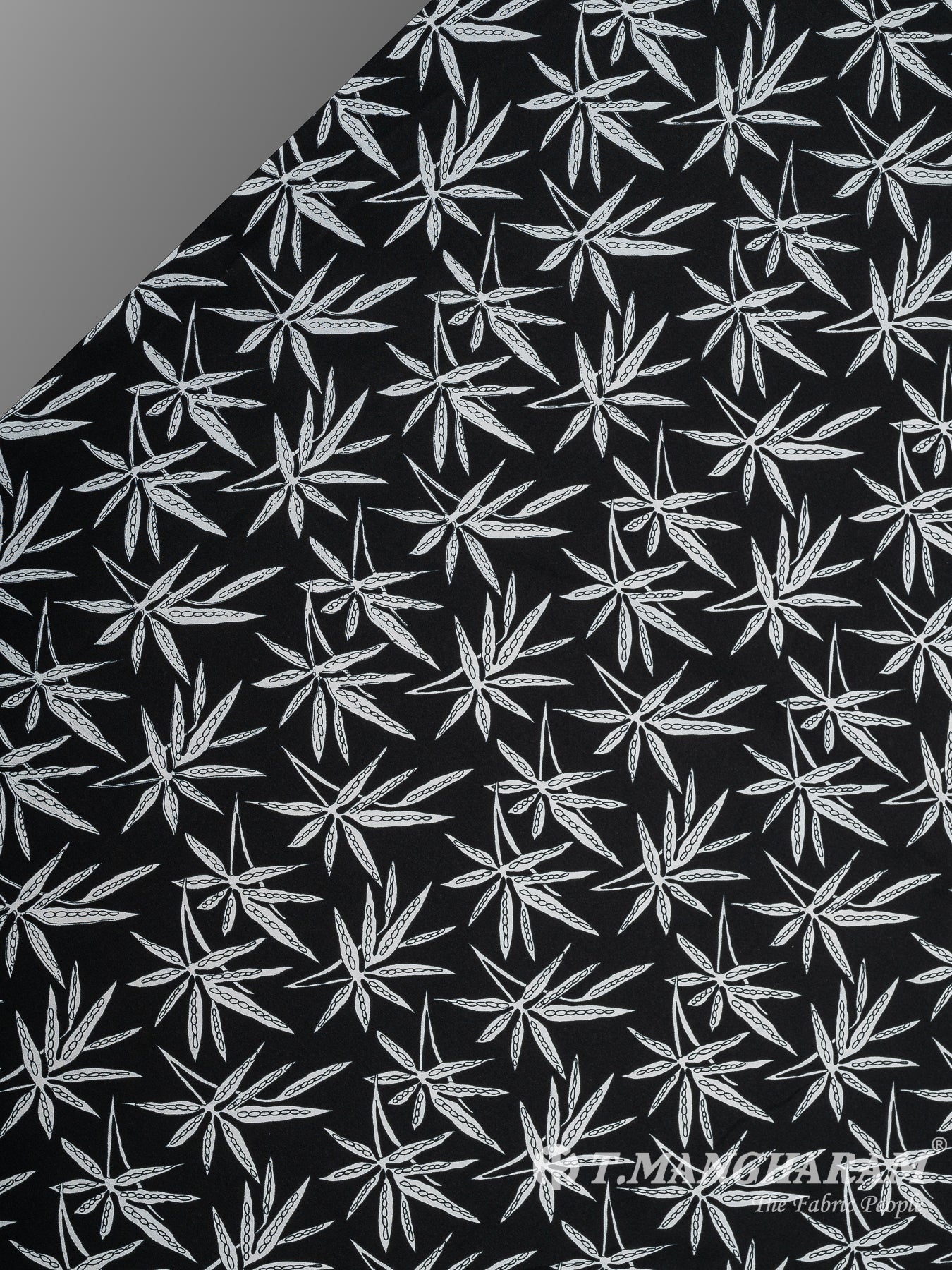 Black Crepe Fabric - EB6913 view-2