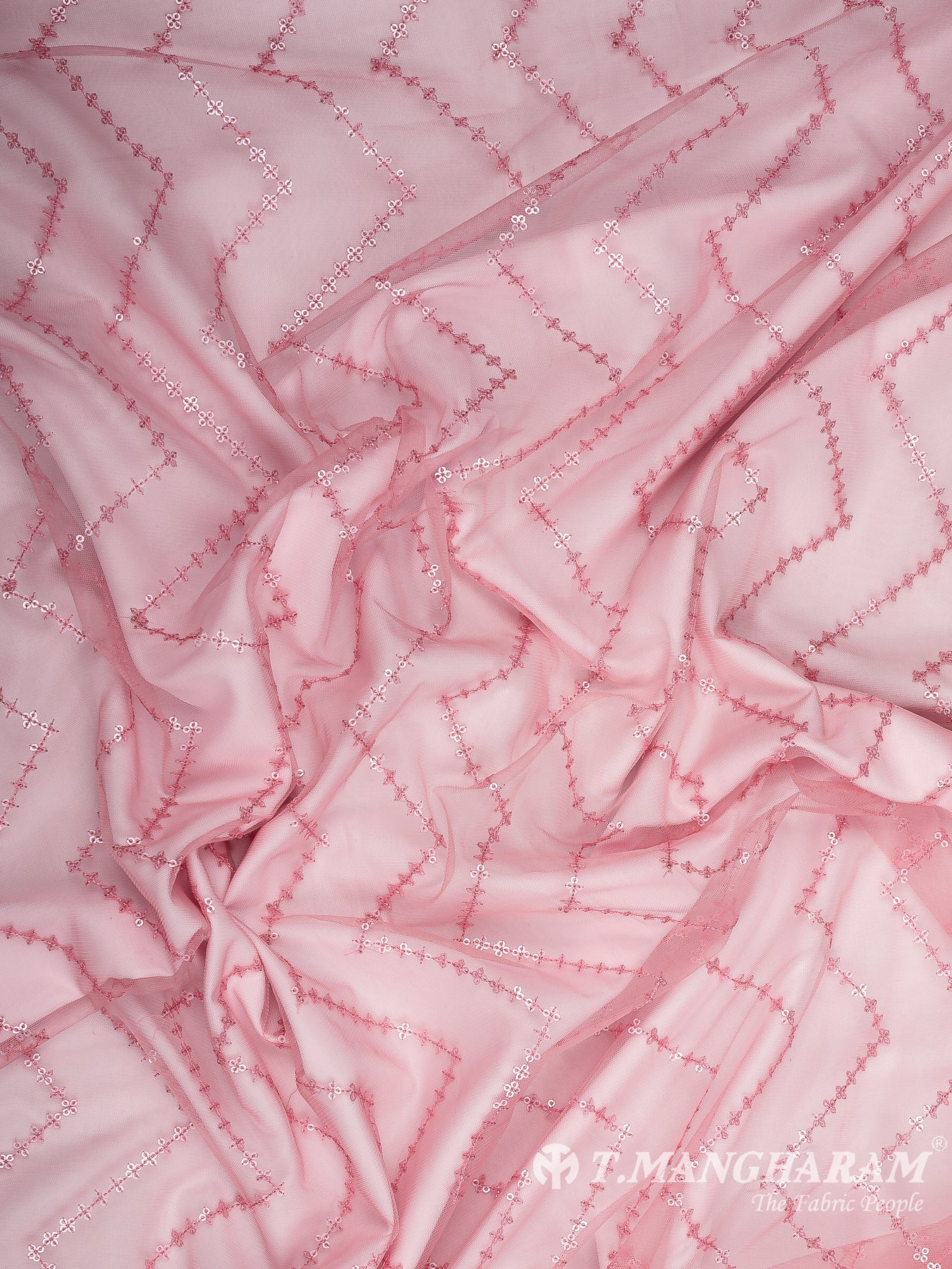 Pink Fancy Net Fabric - EB7369 view-4