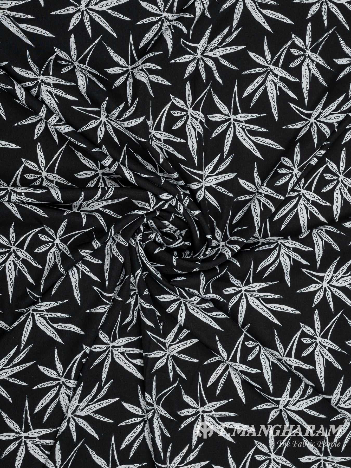 Black Crepe Fabric - EB6913 view-1