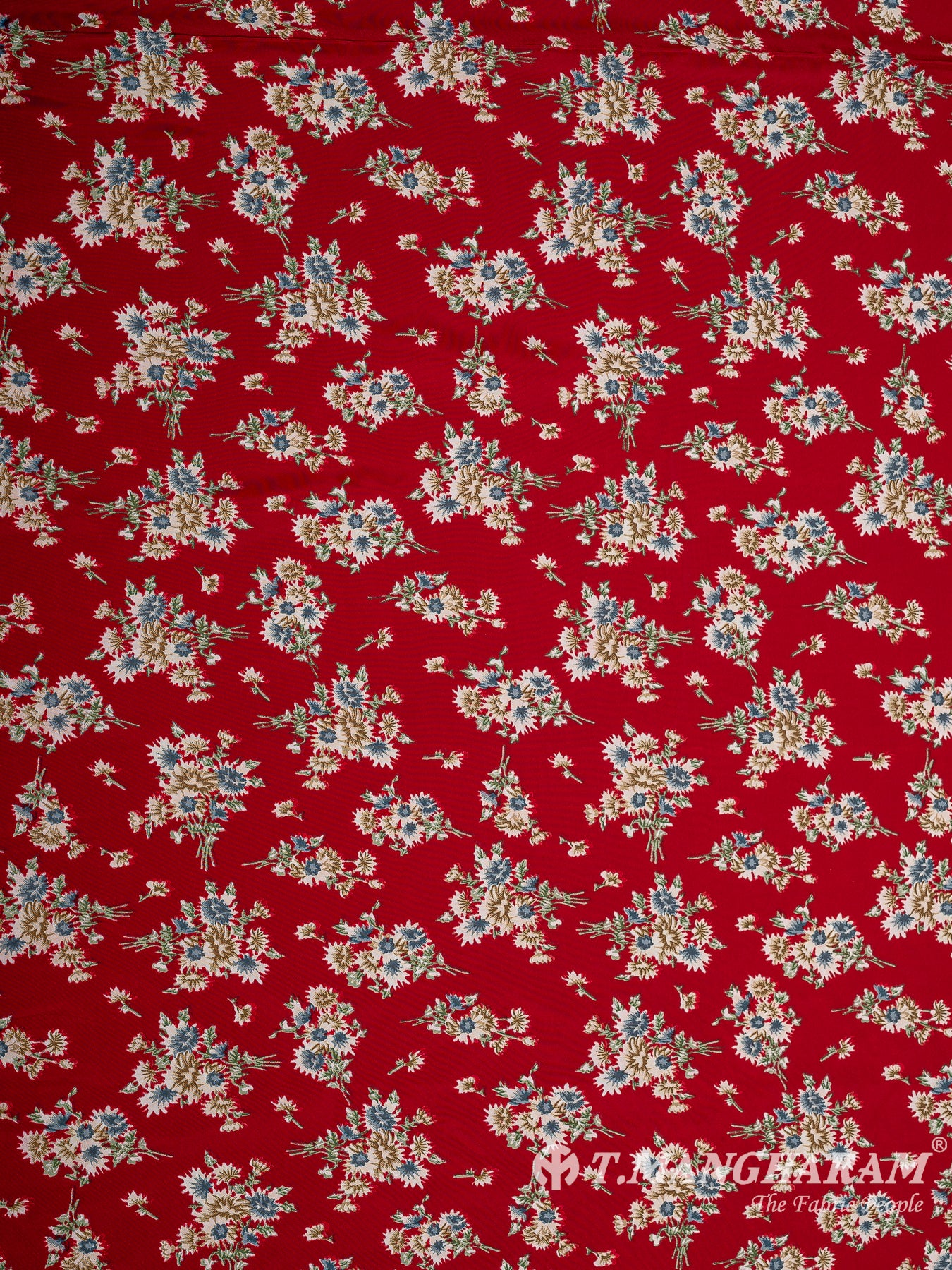 Maroon Crepe Fabric - EB6911 view-3