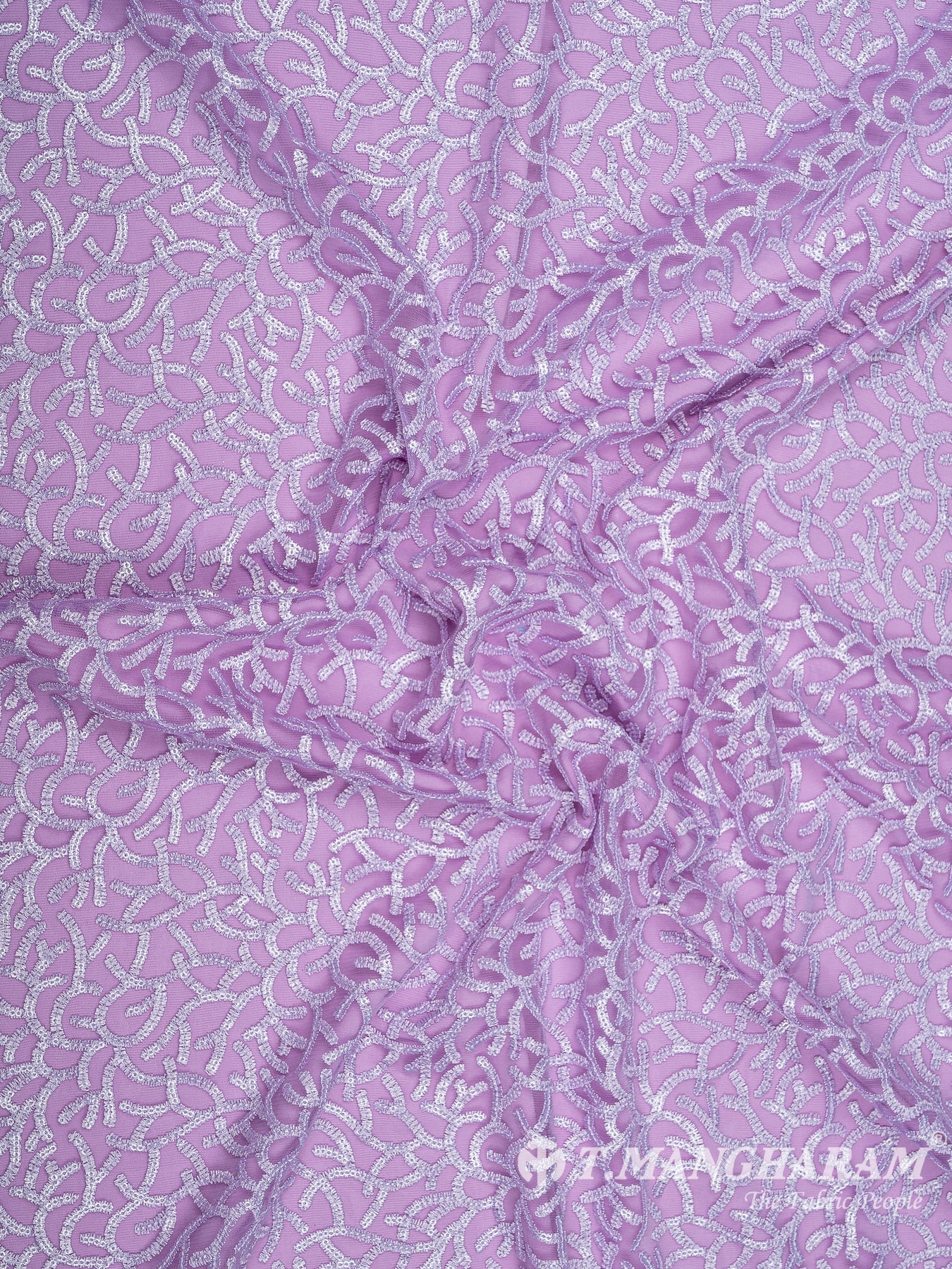 Violet Fancy Net Fabric - EB5788 view-4