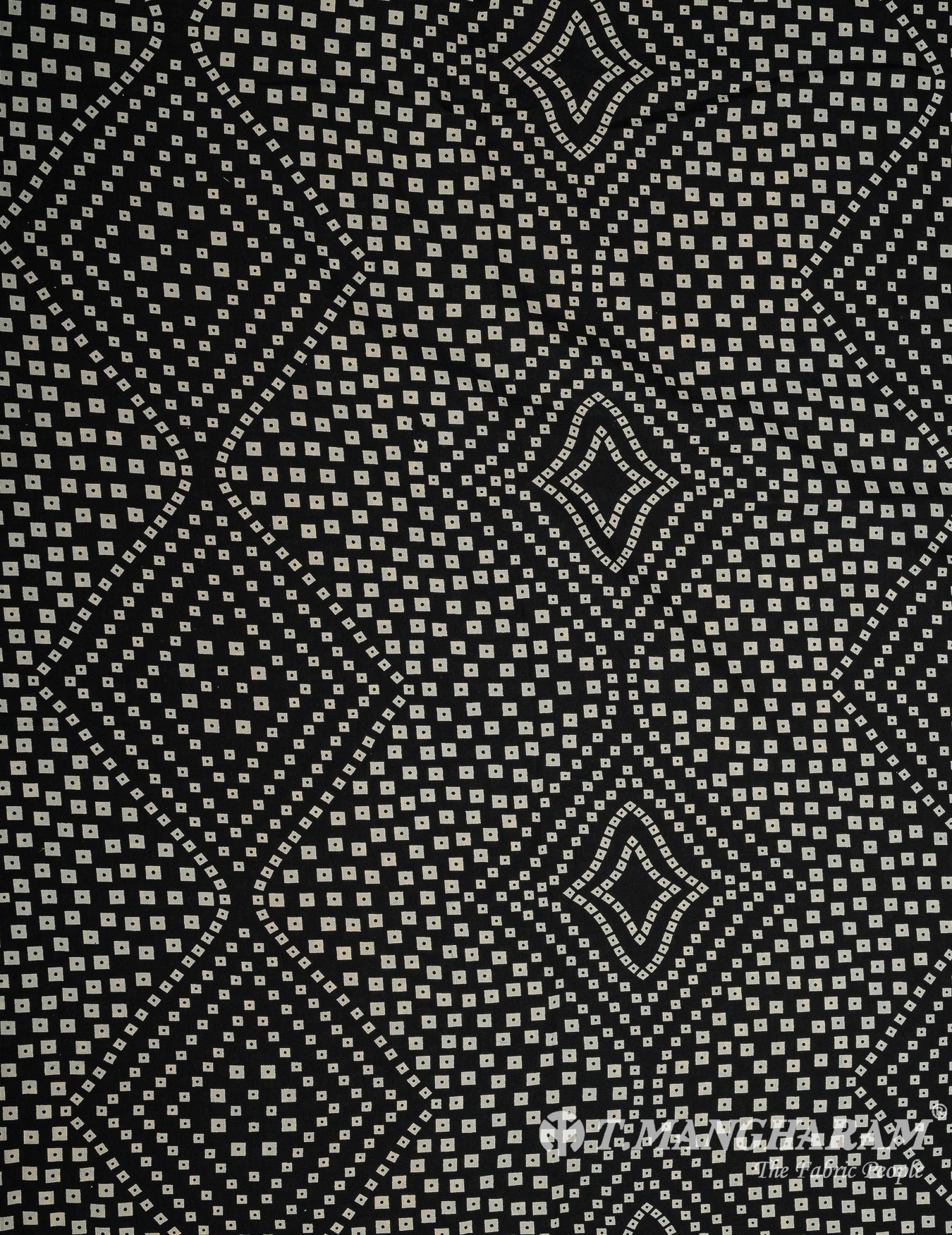 Black Crepe Fabric - EC9866 view-3