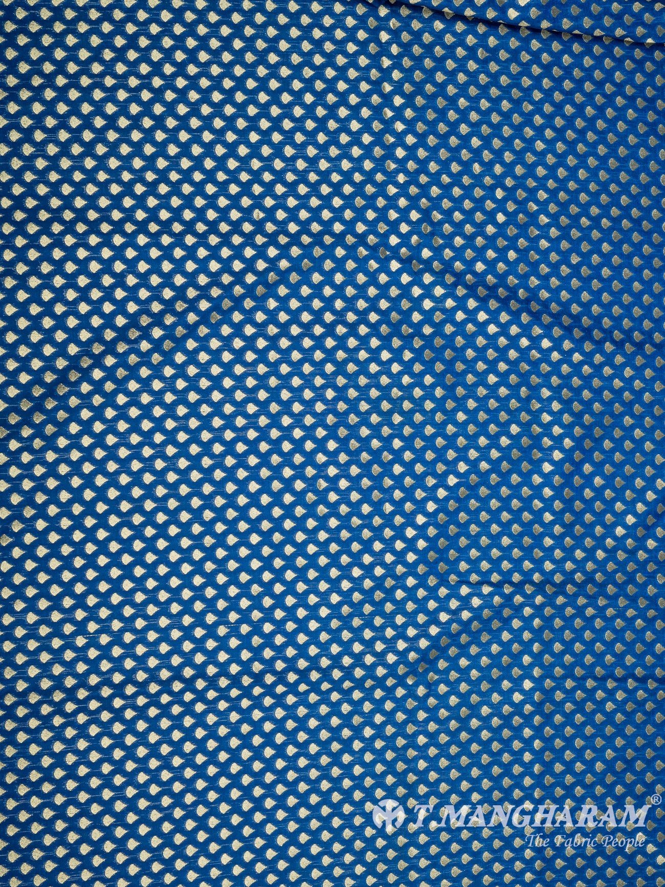 Blue Banaras Fabric - EC9525 view-3