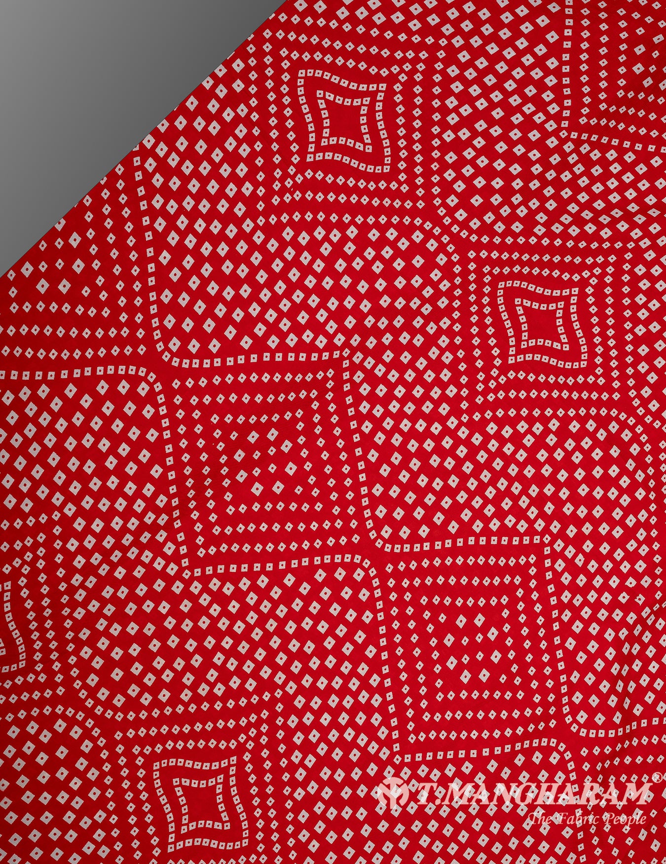 Red Crepe Fabric - EC9868 view-2